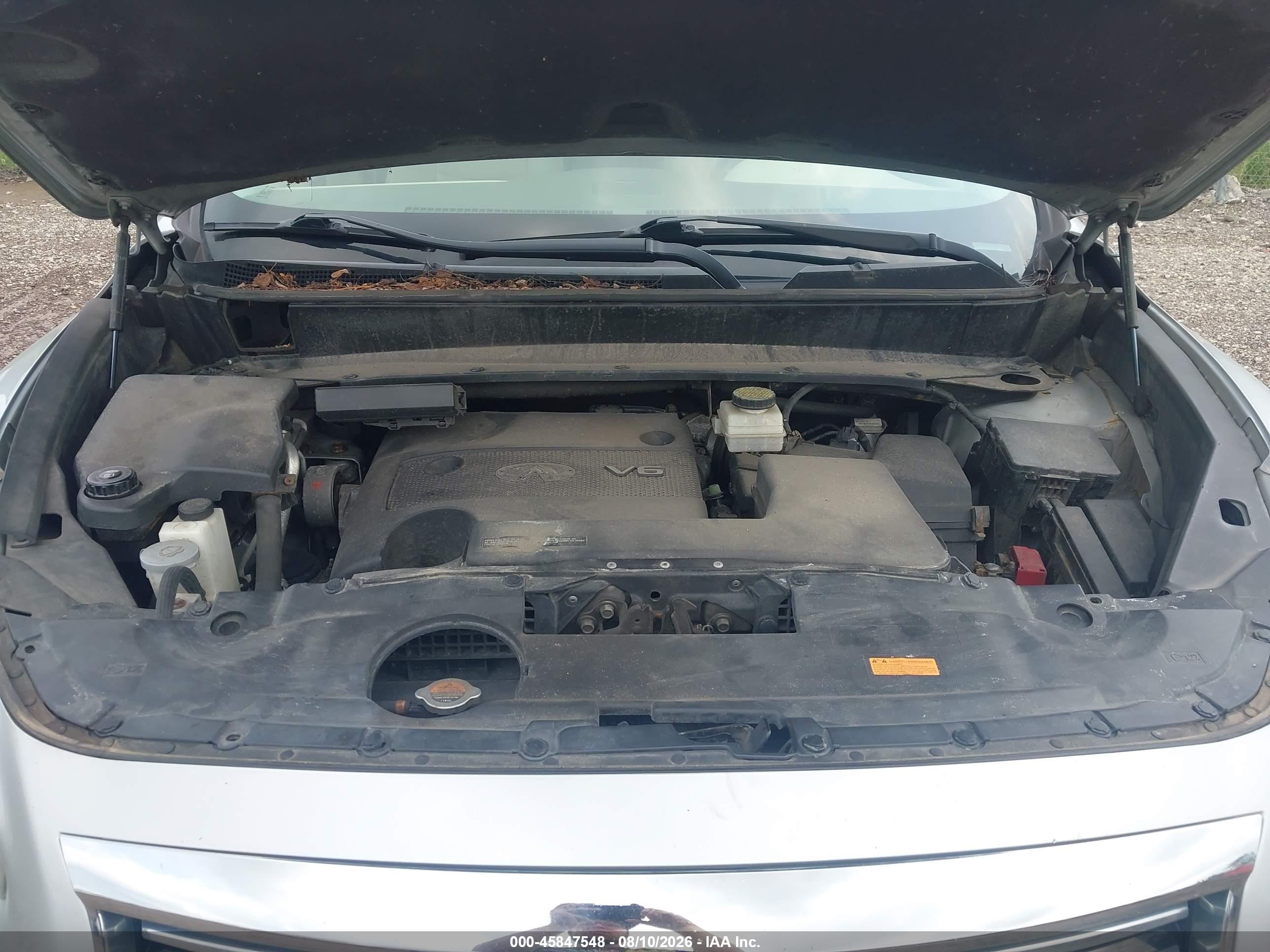 2013 Infiniti Jx35   Silver vin: 5N1AL0MM5DC328359