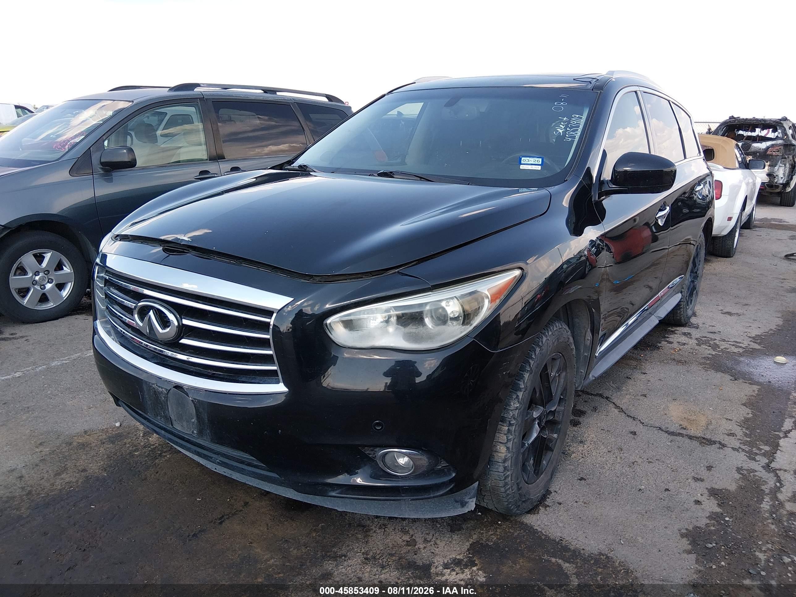 2013 Infiniti Jx35   Black vin: 5N1AL0MM5DC329608