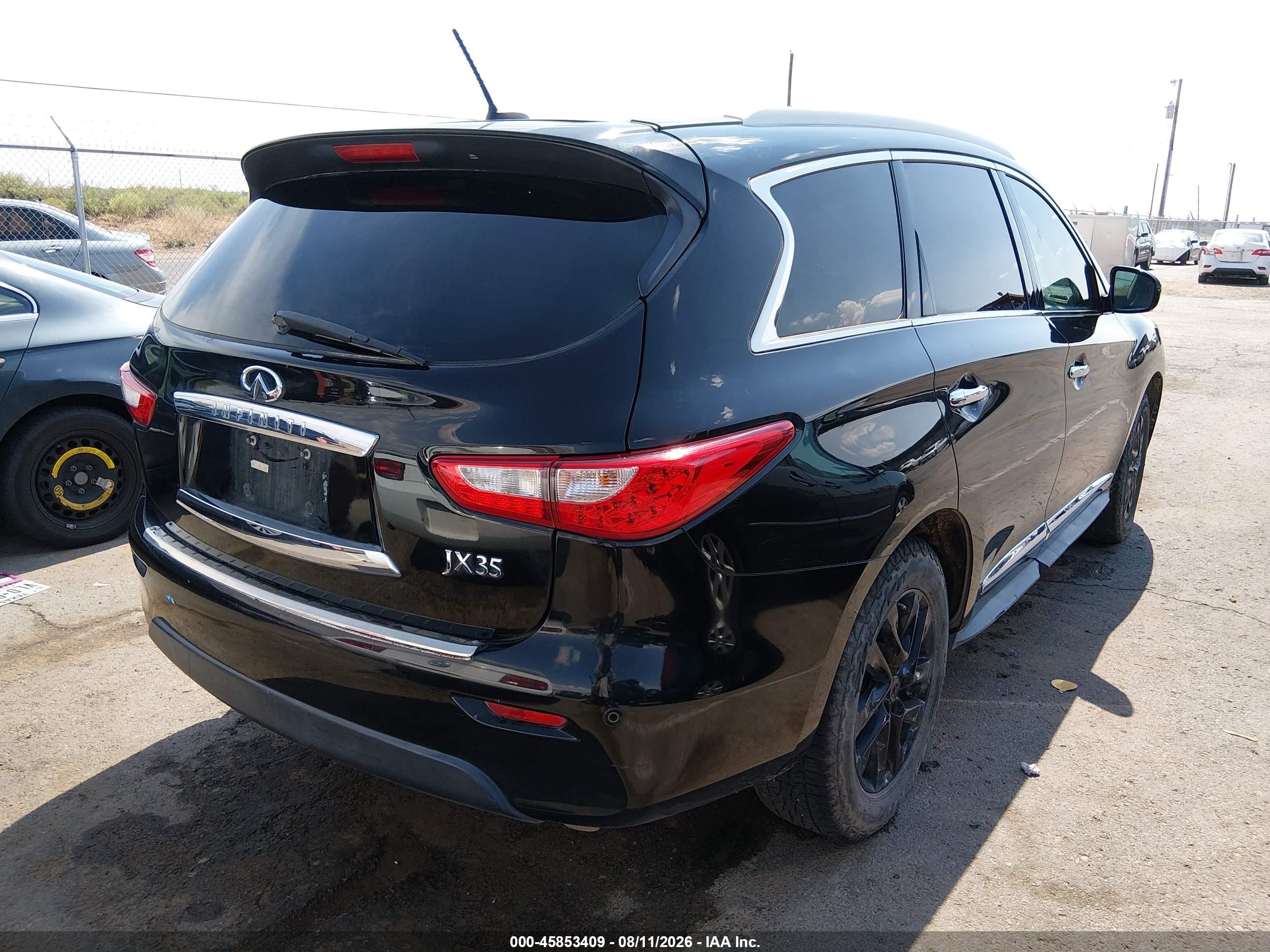 2013 Infiniti Jx35   Black vin: 5N1AL0MM5DC329608
