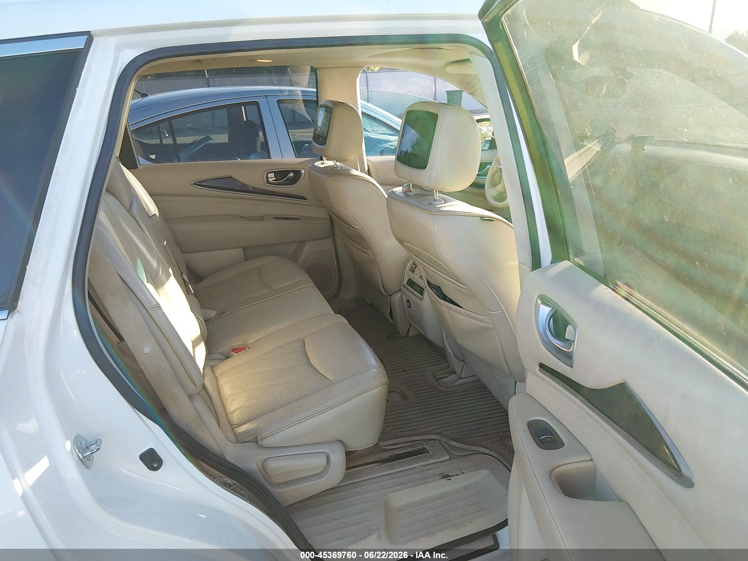 2013 Infiniti Jx35   White vin: 5N1AL0MM5DC329818