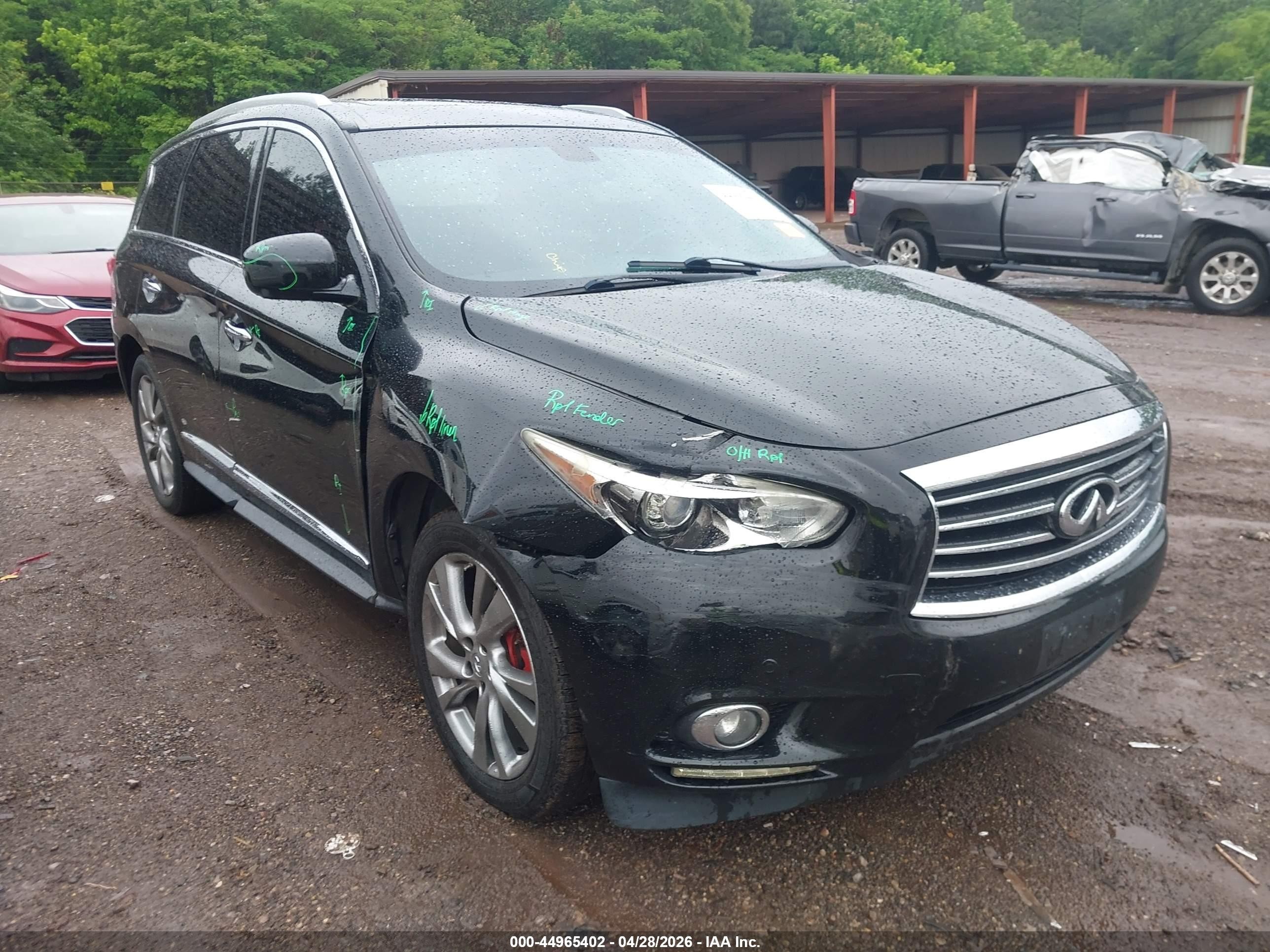 2013 Infiniti Jx35   Black vin: 5N1AL0MM5DC335120