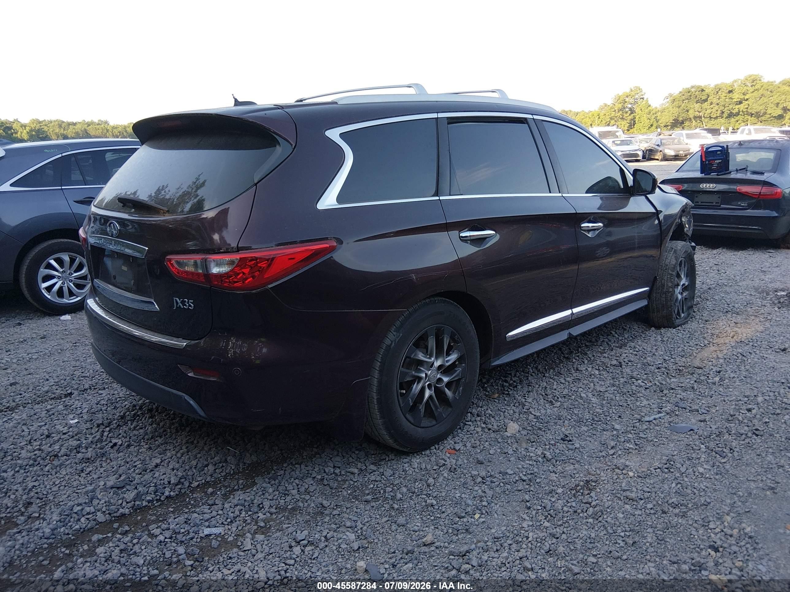 2013 Infiniti Jx35   Maroon vin: 5N1AL0MM5DC352127