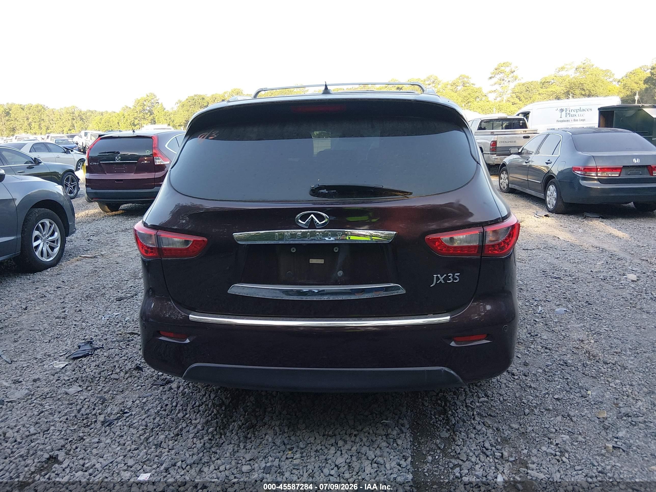 2013 Infiniti Jx35   Maroon vin: 5N1AL0MM5DC352127