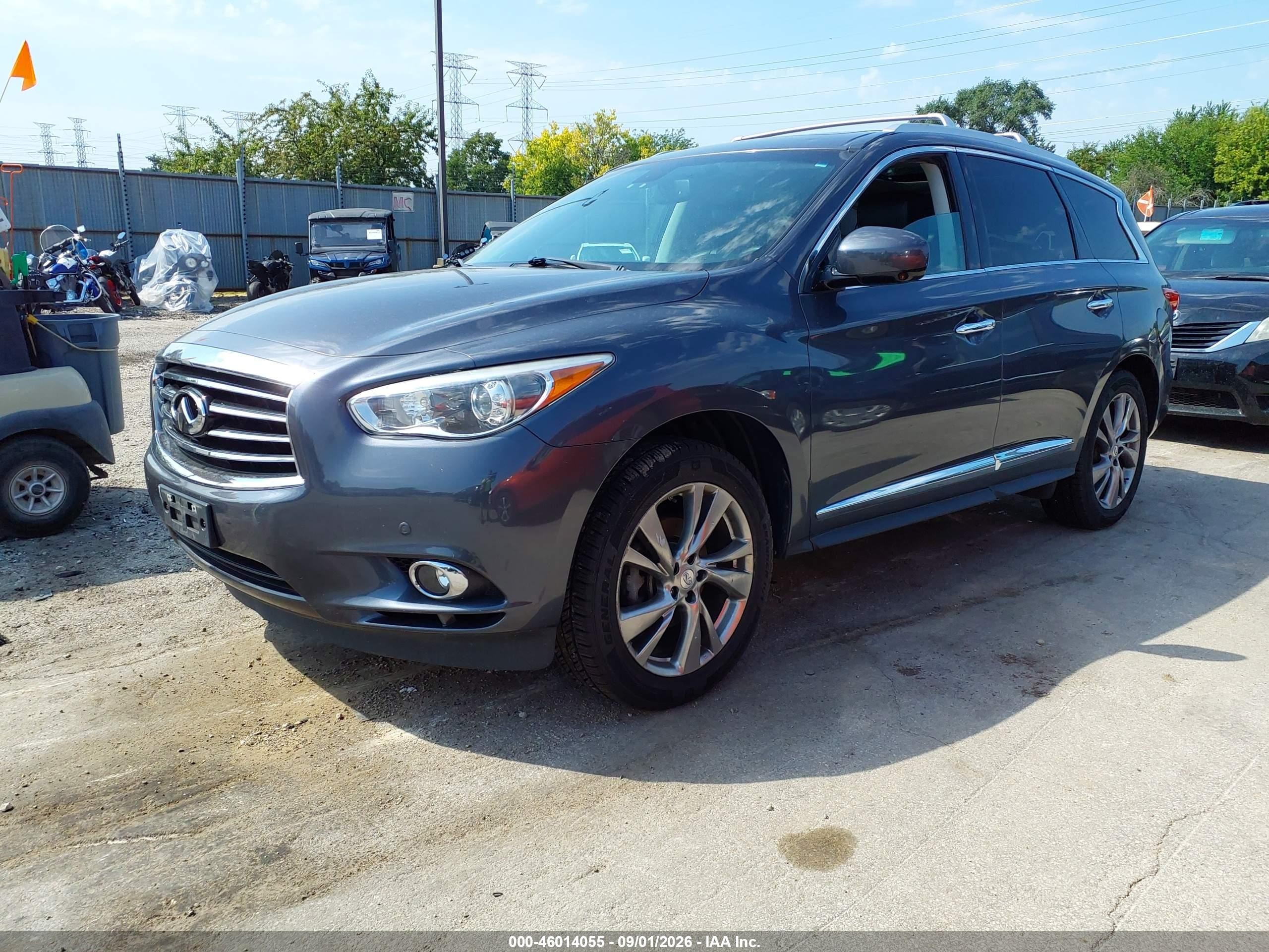 2013 Infiniti Jx35   Серый vin: 5N1AL0MM5DC352936