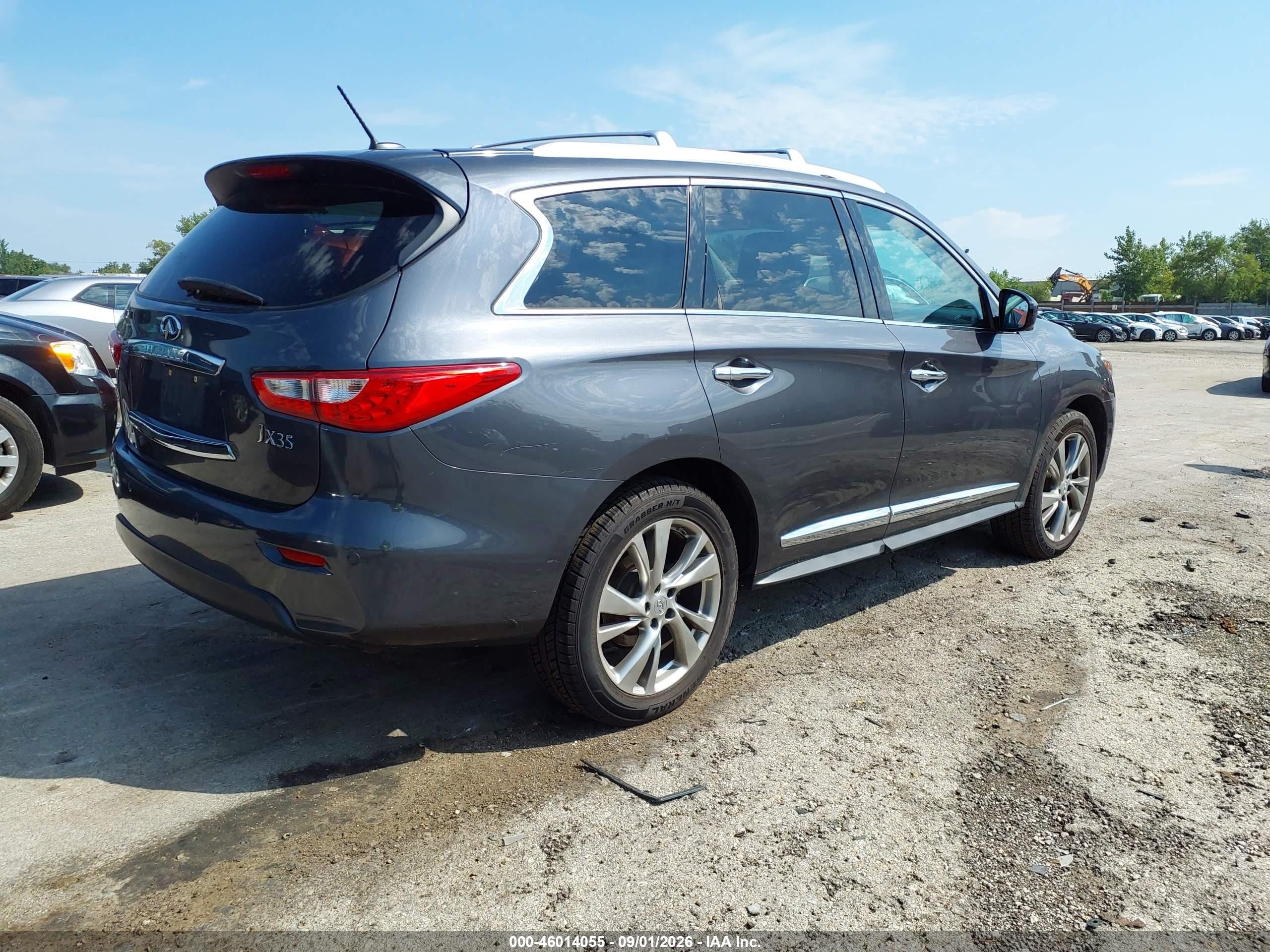 2013 Infiniti Jx35   Серый vin: 5N1AL0MM5DC352936