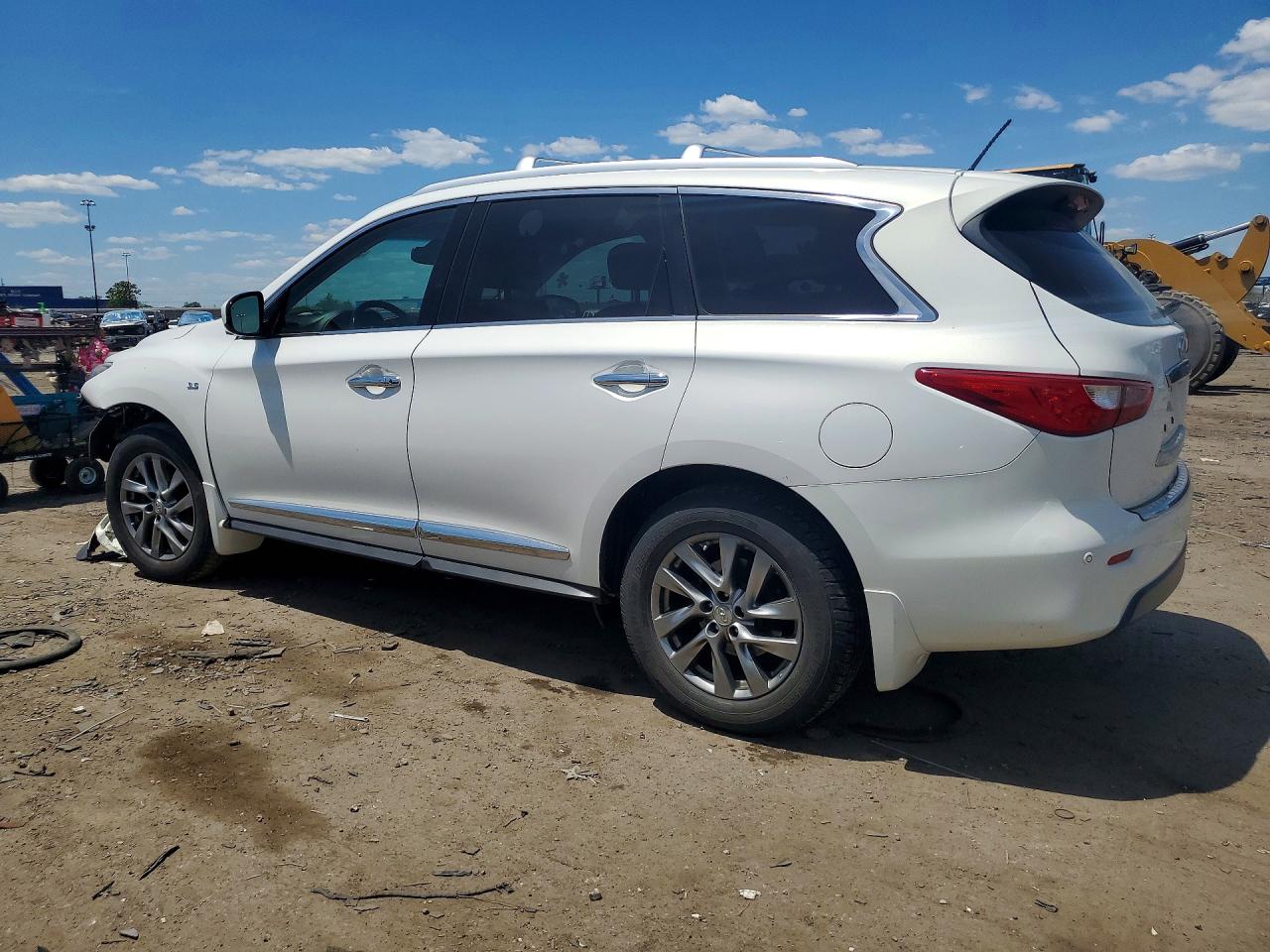2014 Infiniti Qx60 Base White vin: 5N1AL0MM5EC502108