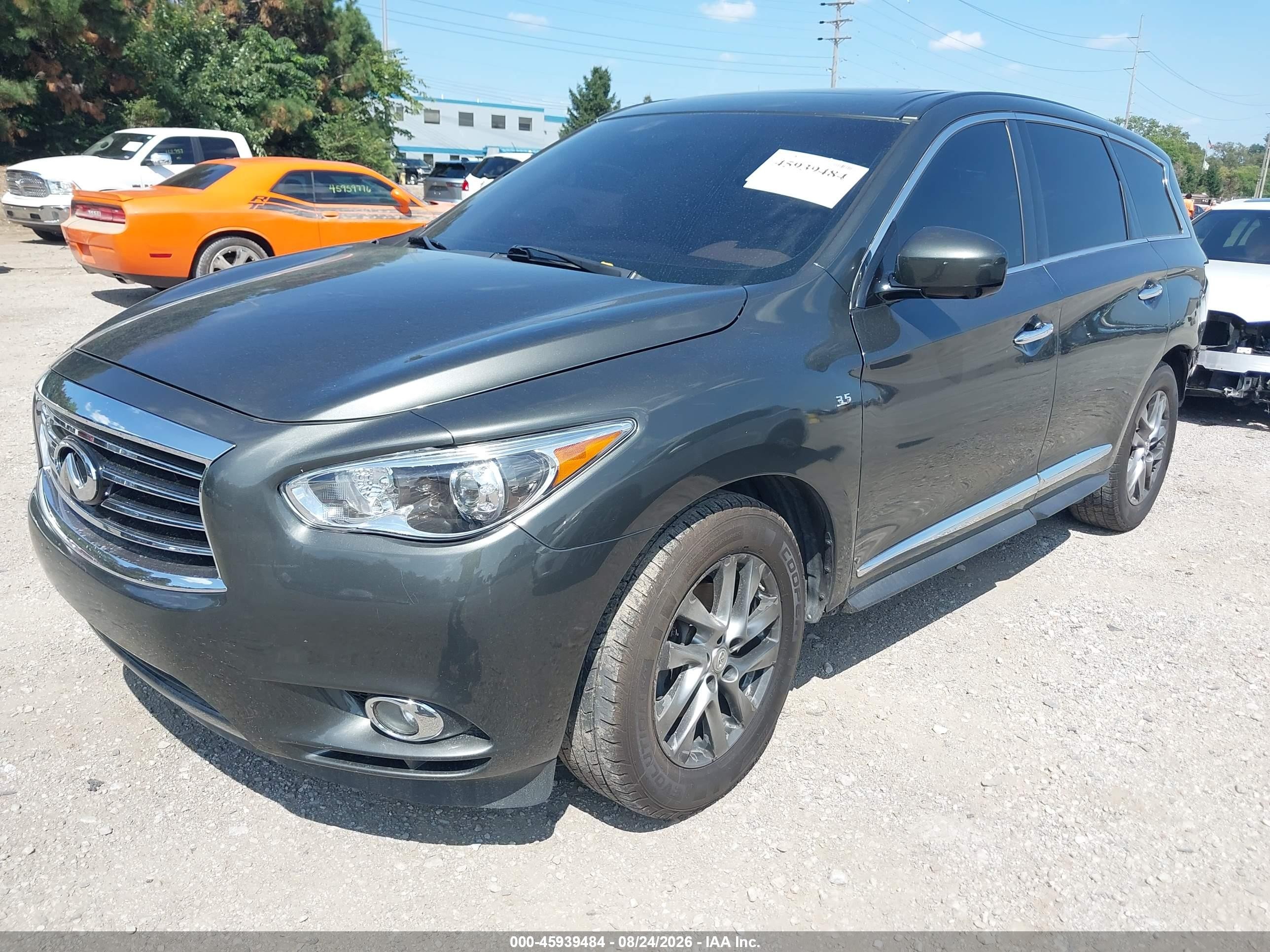 2014 Infiniti Qx60 Green vin: 5N1AL0MM5EC502111