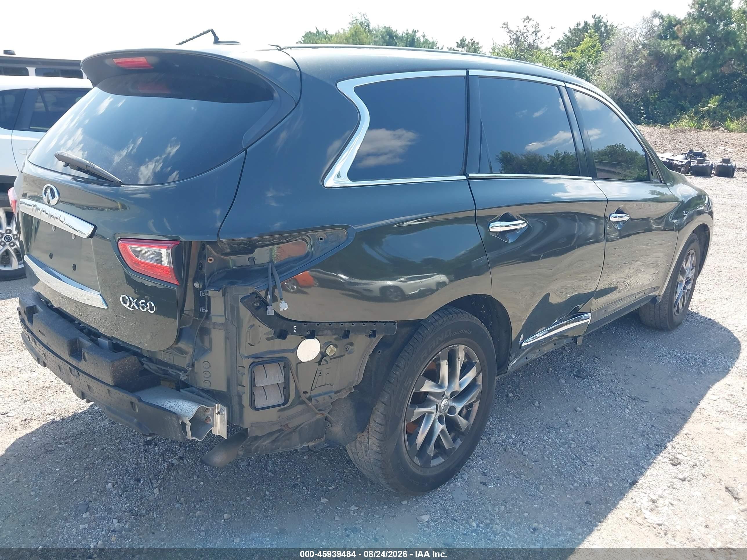2014 Infiniti Qx60 Green vin: 5N1AL0MM5EC502111