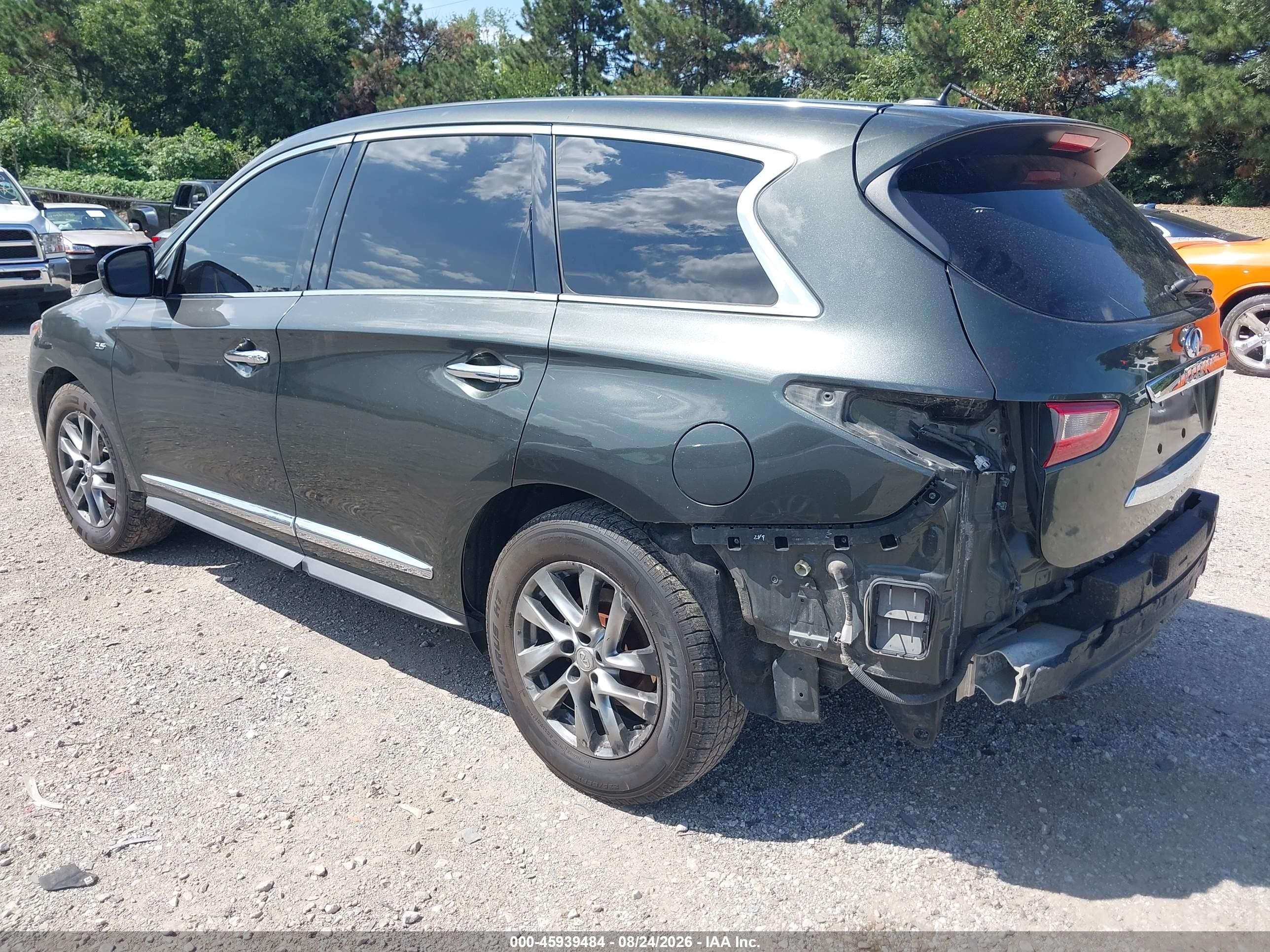 2014 Infiniti Qx60 Green vin: 5N1AL0MM5EC502111