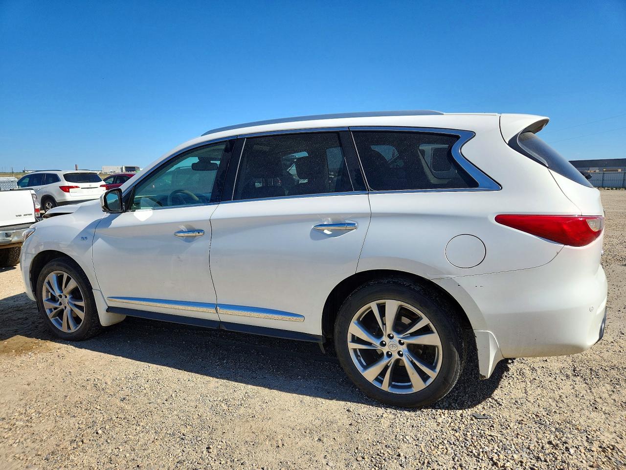 2014 Infiniti Qx60 Base White vin: 5N1AL0MM5EC503260