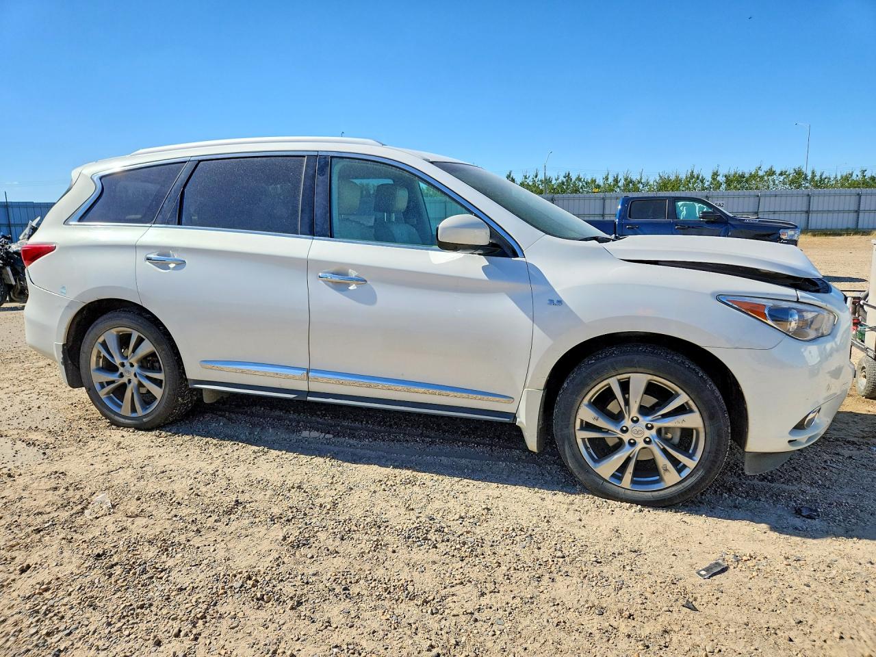 2014 Infiniti Qx60 Base White vin: 5N1AL0MM5EC503260