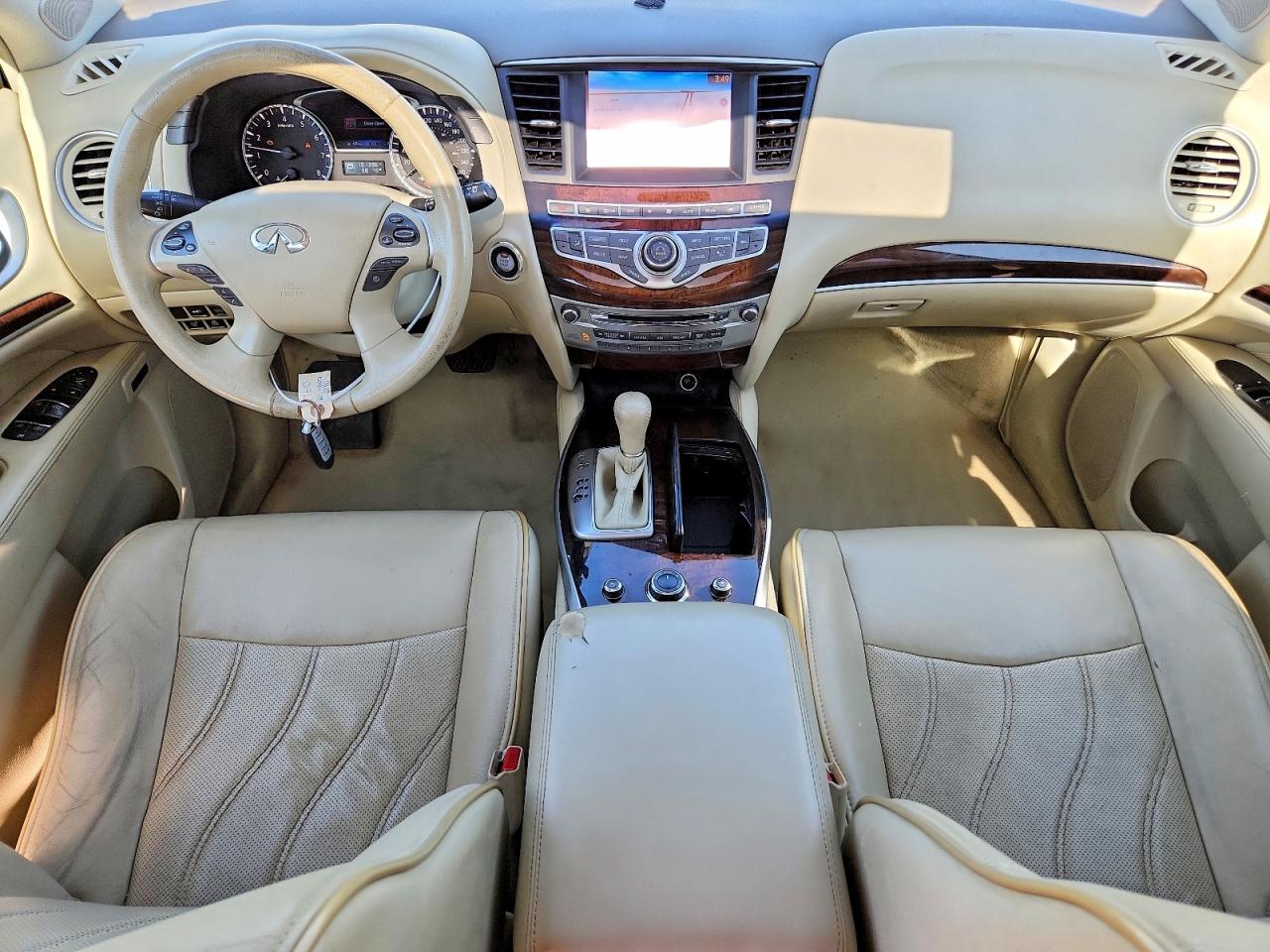 2014 Infiniti Qx60 Base White vin: 5N1AL0MM5EC503260