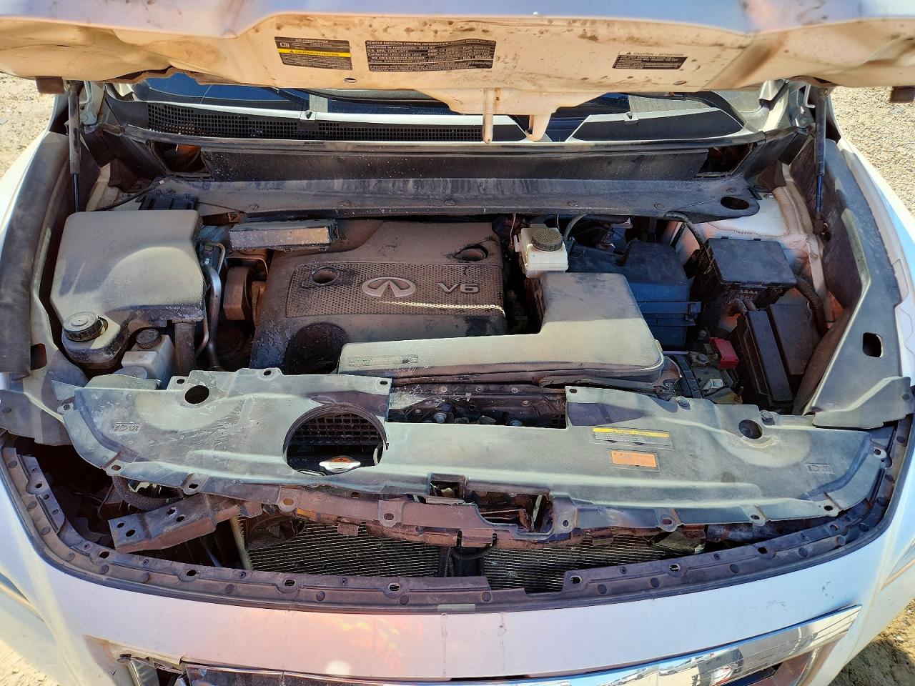 2014 Infiniti Qx60 Base White vin: 5N1AL0MM5EC503260