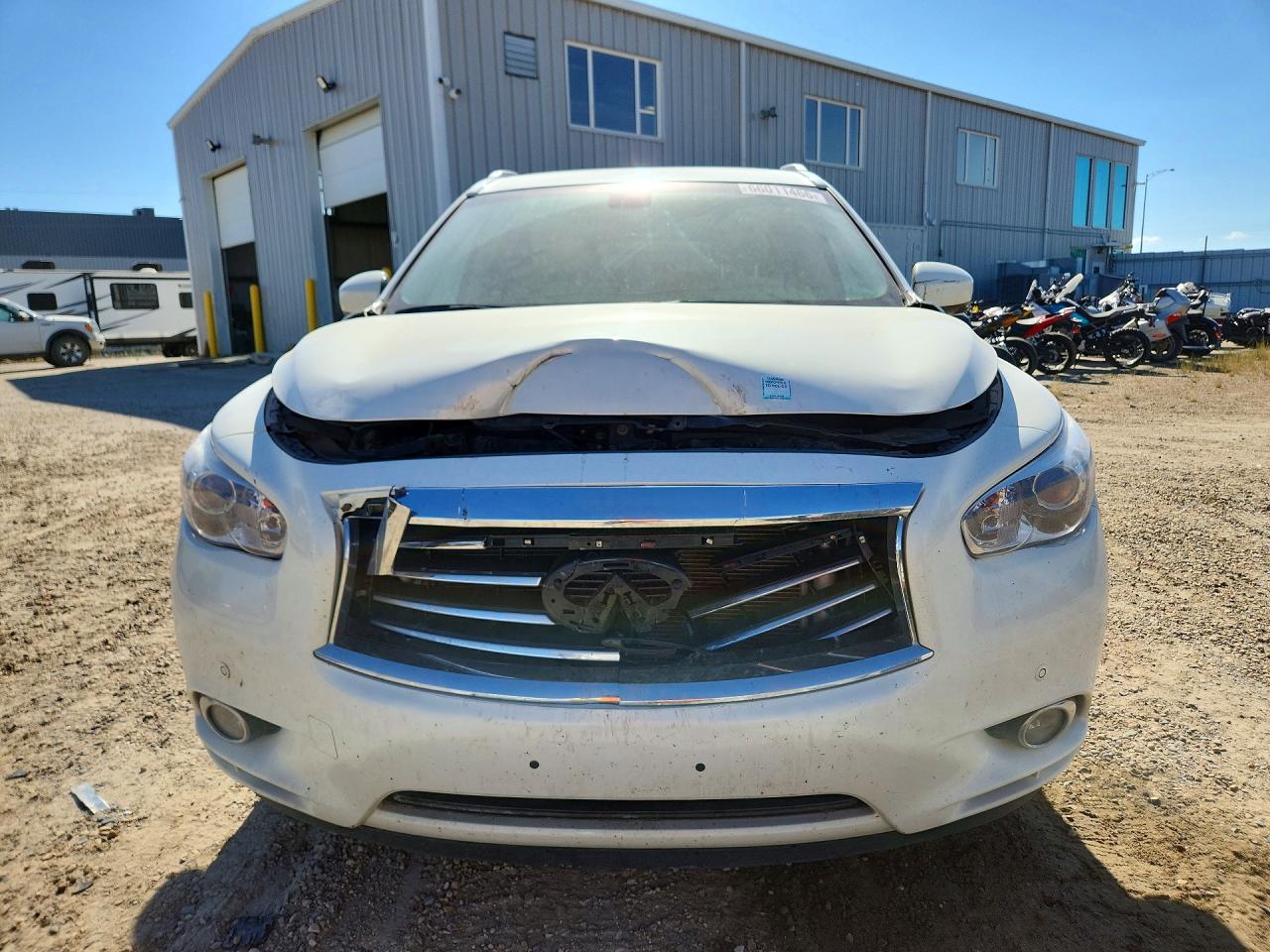 2014 Infiniti Qx60 Base White vin: 5N1AL0MM5EC503260
