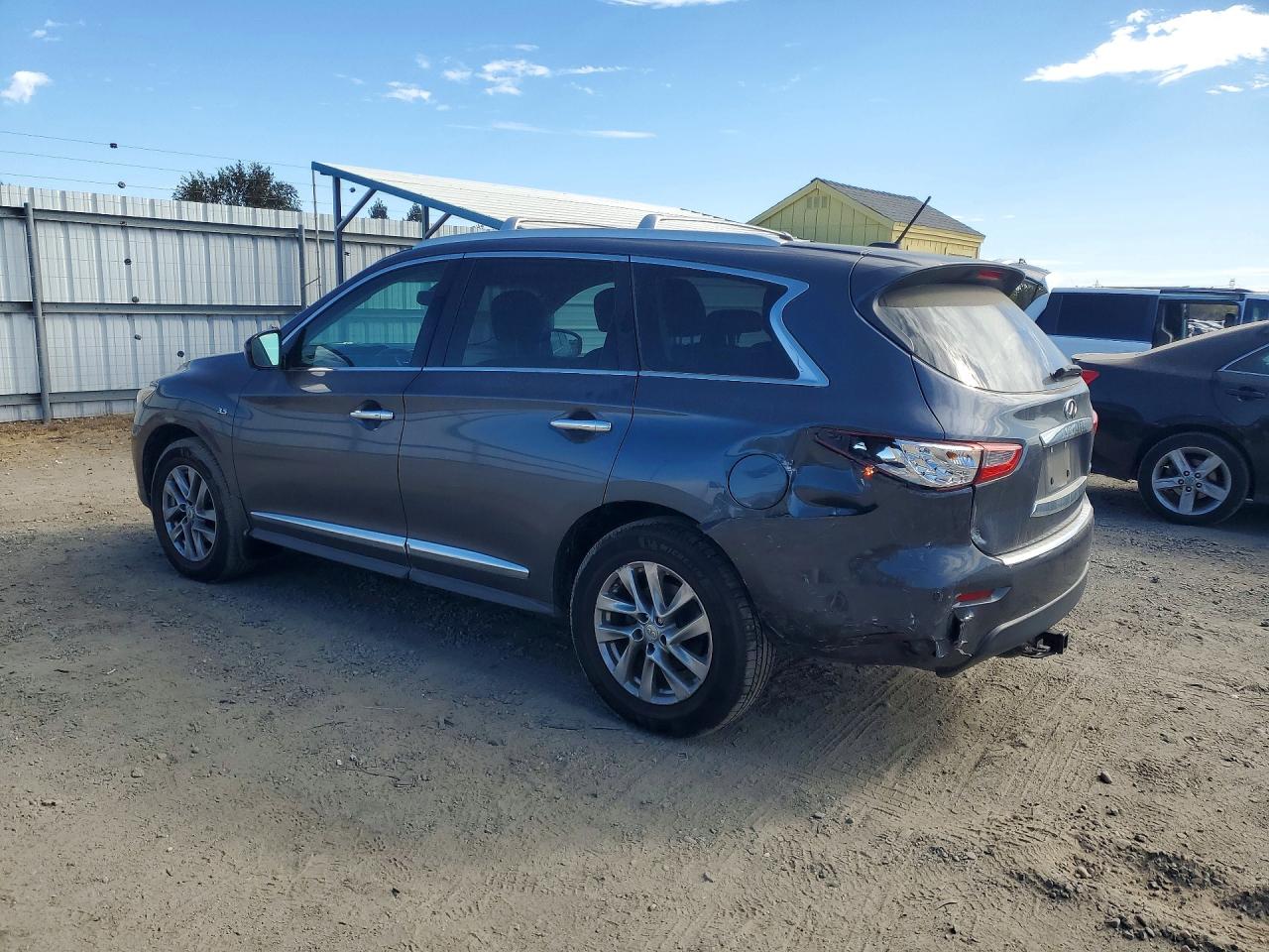 2014 Infiniti Qx60 Gray vin: 5N1AL0MM5EC508815
