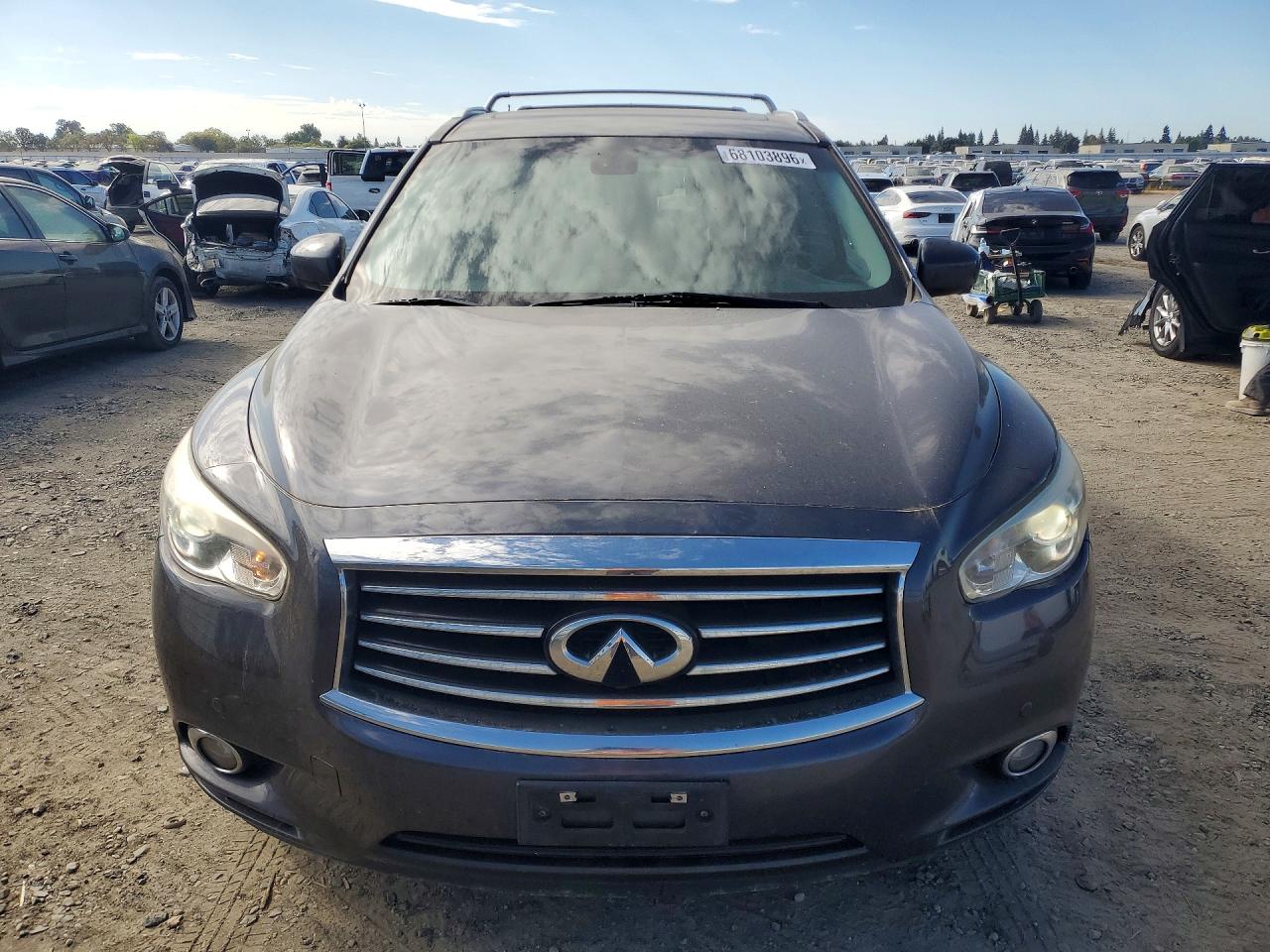 2014 Infiniti Qx60 Gray vin: 5N1AL0MM5EC508815