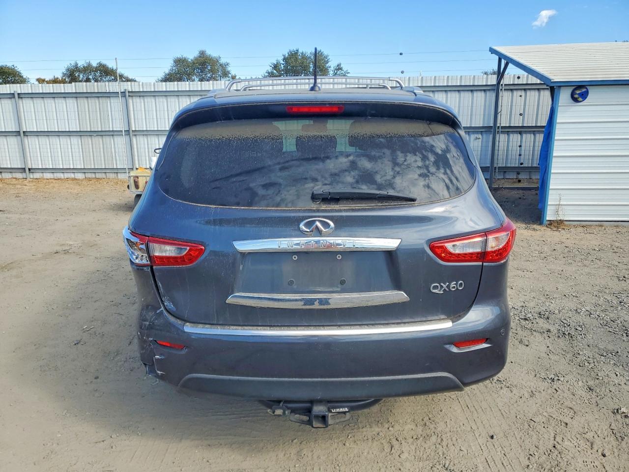2014 Infiniti Qx60 Gray vin: 5N1AL0MM5EC508815