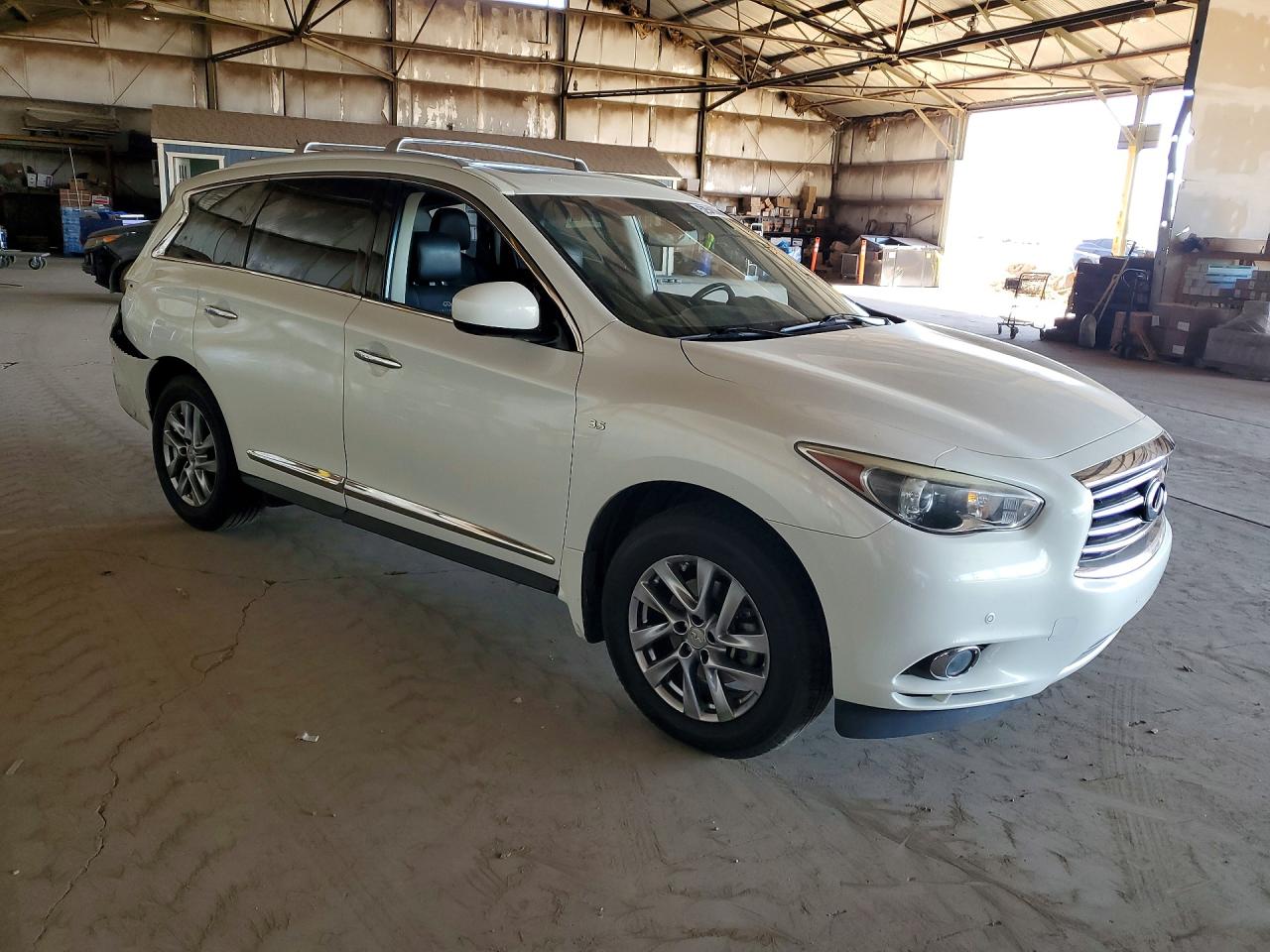2014 Infiniti Qx60 White vin: 5N1AL0MM5EC509950