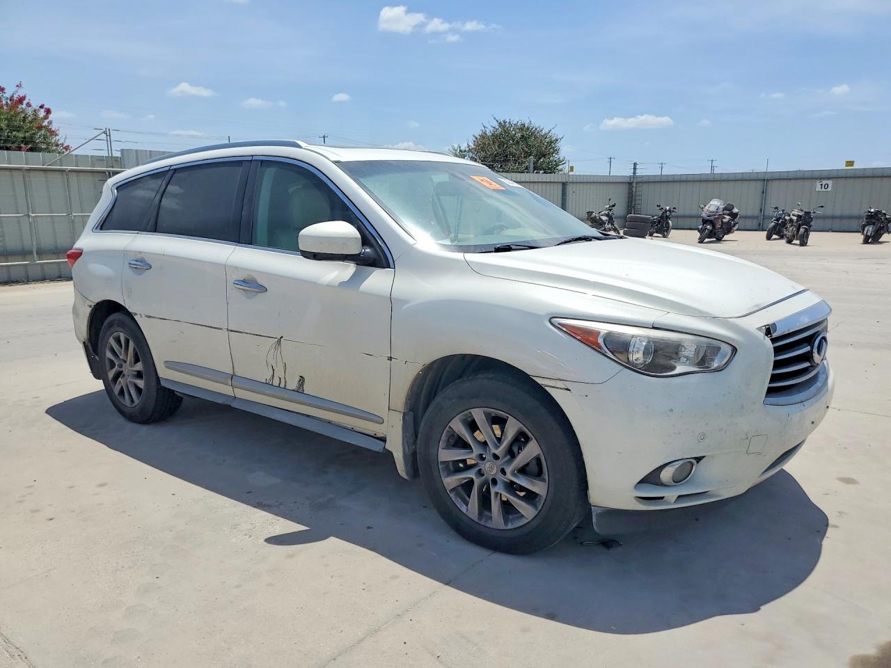 2014 Infiniti Qx60 Base White vin: 5N1AL0MM5EC520947