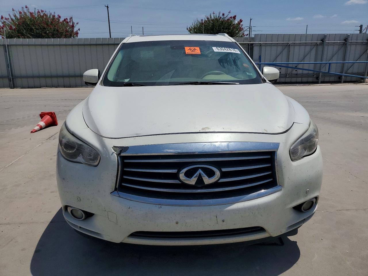 2014 Infiniti Qx60 Base White vin: 5N1AL0MM5EC520947