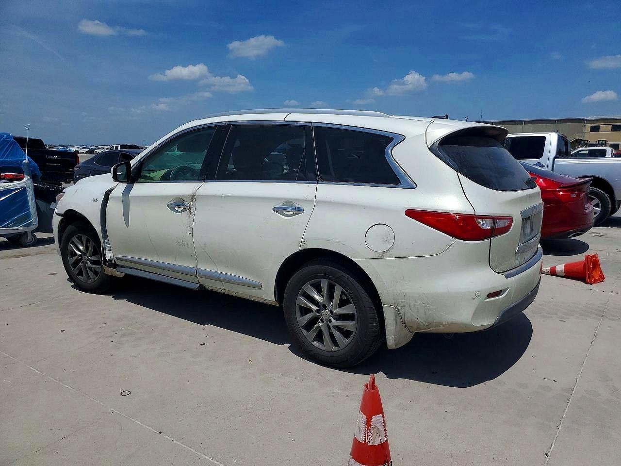 2014 Infiniti Qx60 Base White vin: 5N1AL0MM5EC520947
