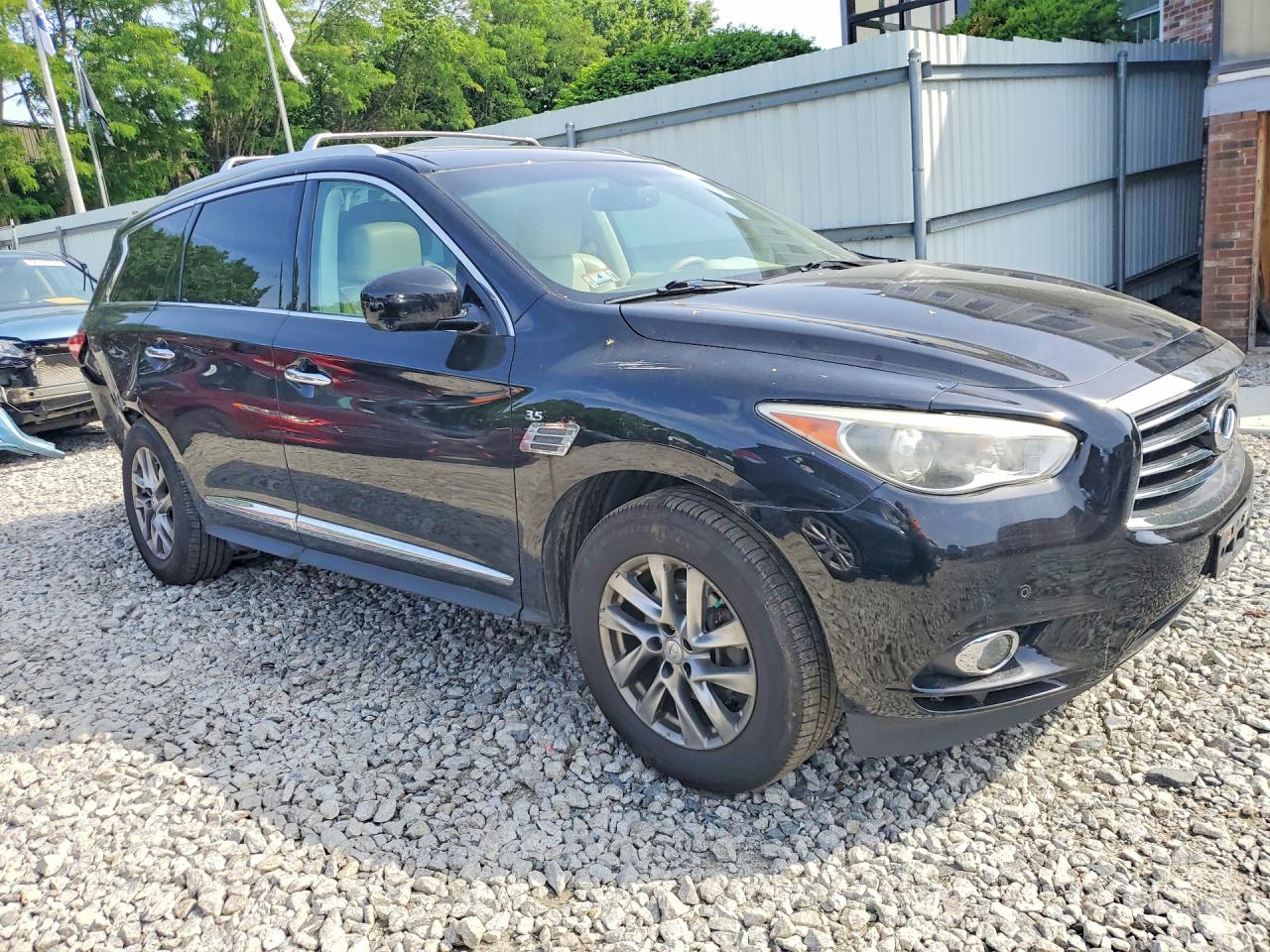 2014 Infiniti Qx60 Base Черный vin: 5N1AL0MM5EC524741
