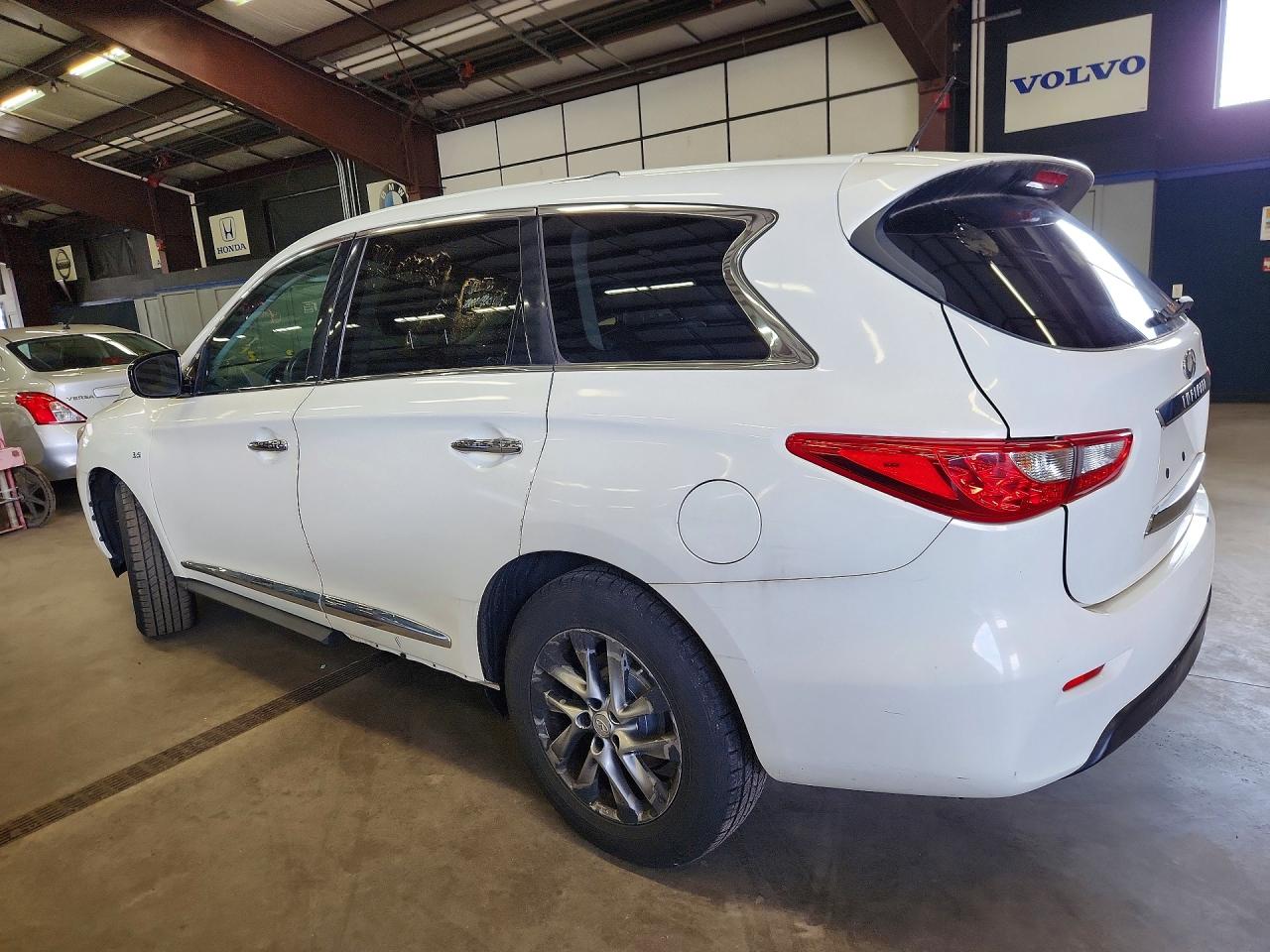 2014 Infiniti Qx60 Base White vin: 5N1AL0MM5EC528255