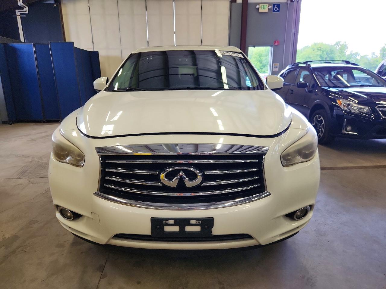 2014 Infiniti Qx60 Base White vin: 5N1AL0MM5EC528255