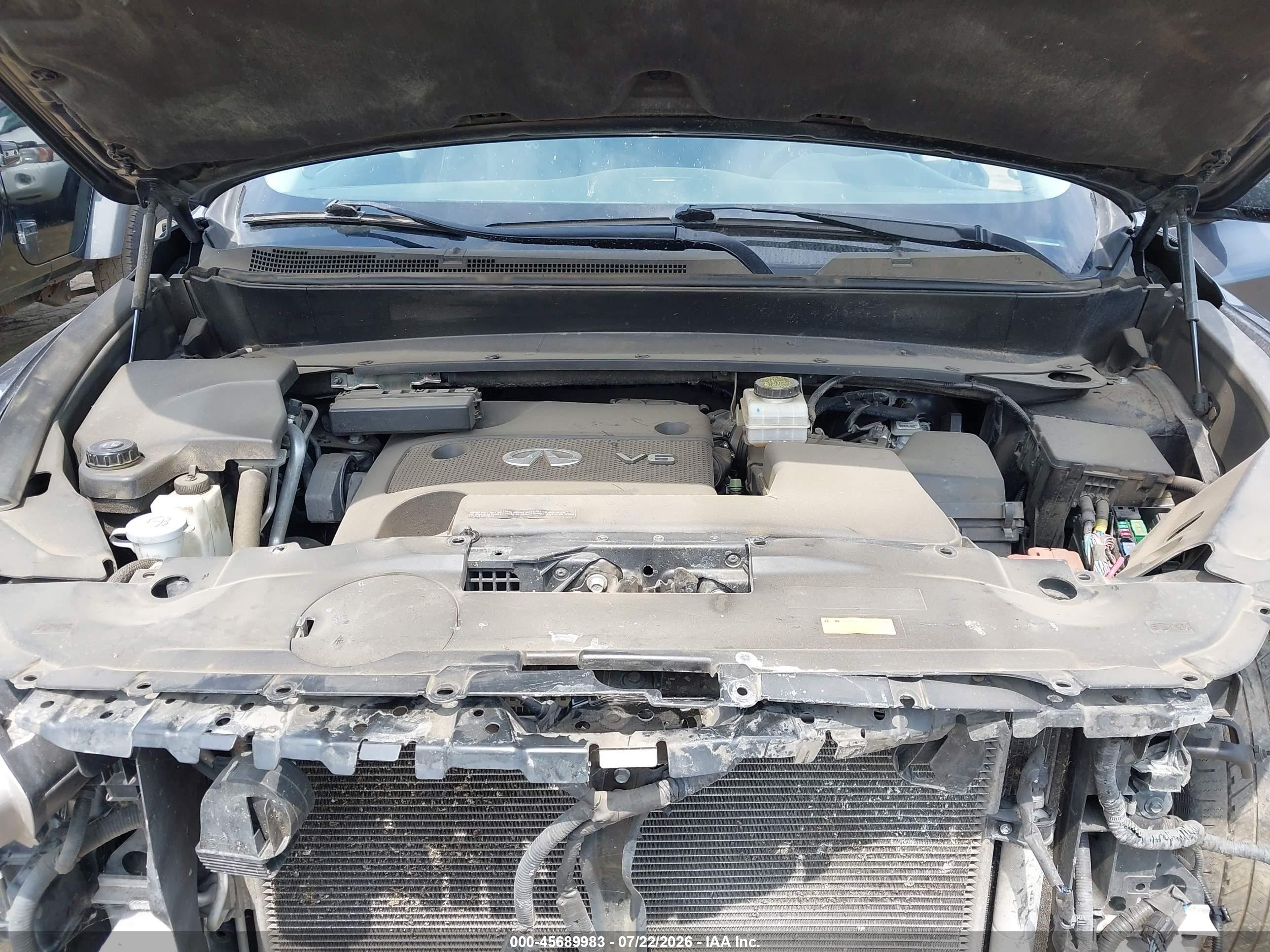 2014 Infiniti Qx60   Gray vin: 5N1AL0MM5EC533763