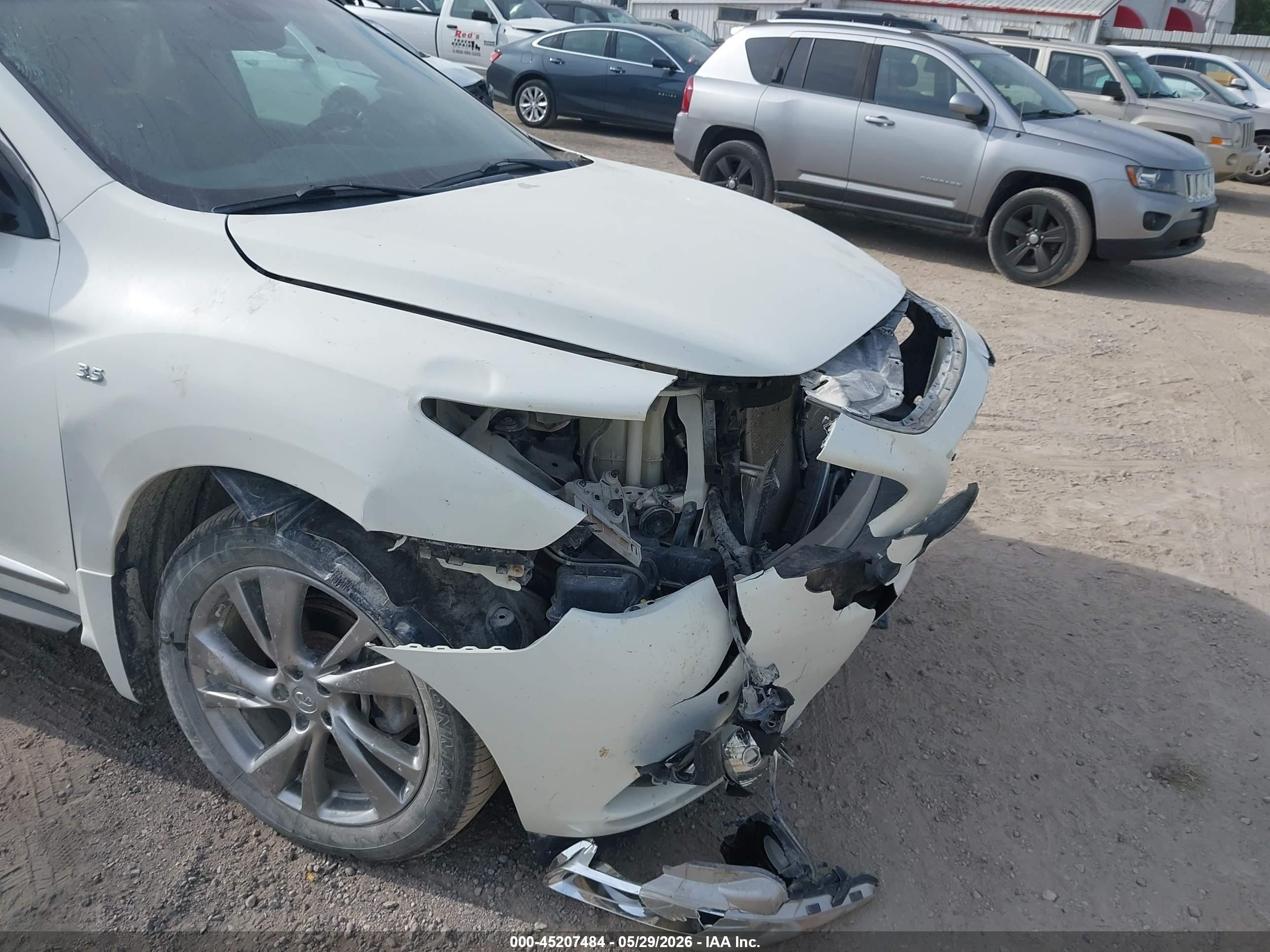 2014 Infiniti Qx60   White vin: 5N1AL0MM5EC538039