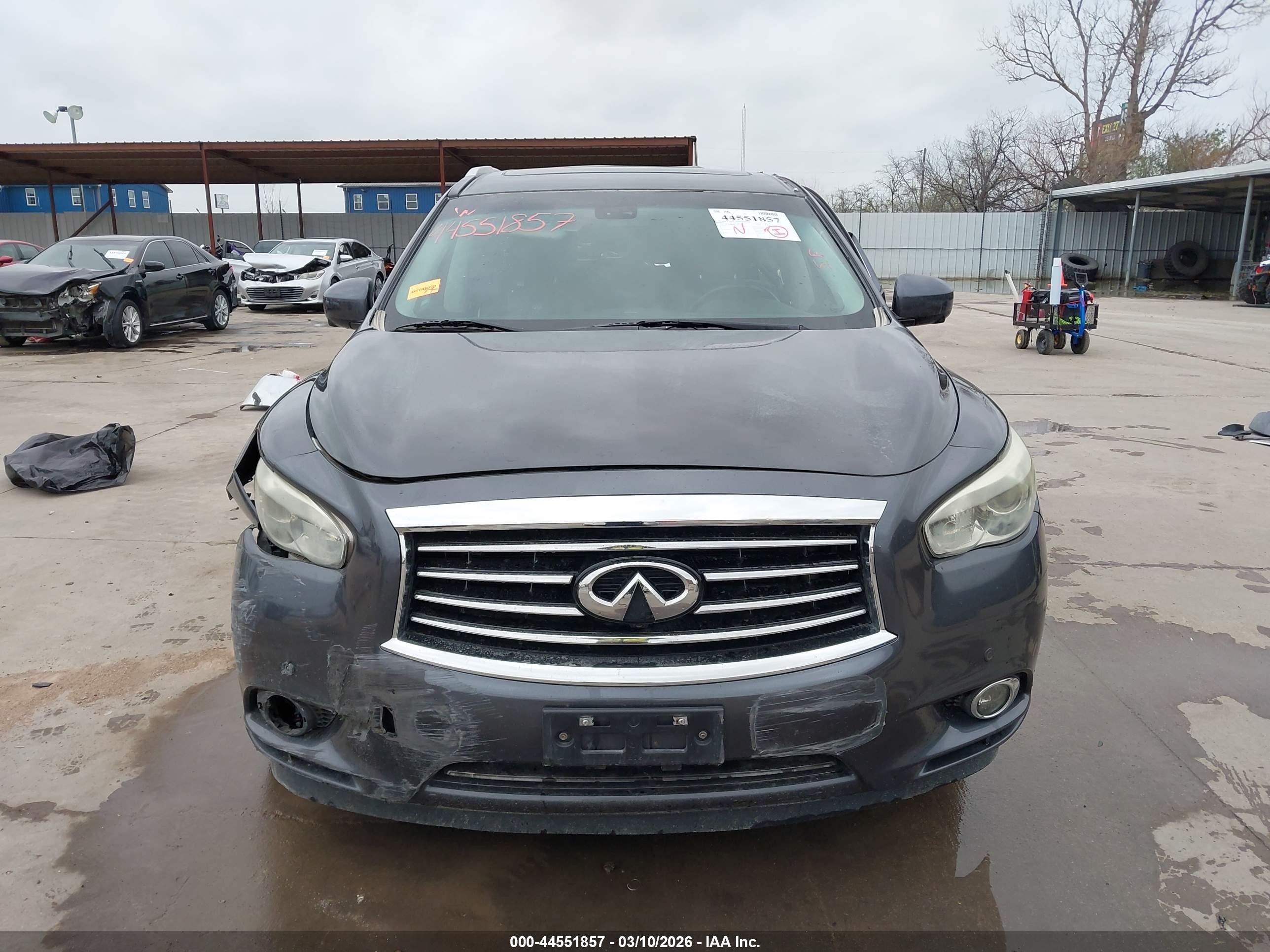 2014 Infiniti Qx60   Gray vin: 5N1AL0MM5EC545458