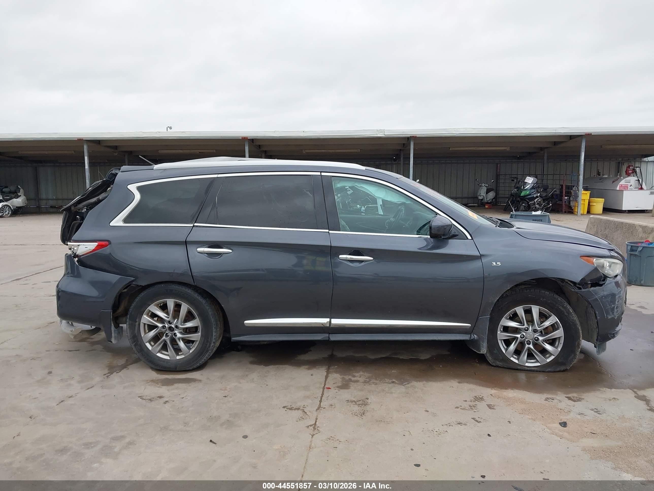 2014 Infiniti Qx60   Gray vin: 5N1AL0MM5EC545458