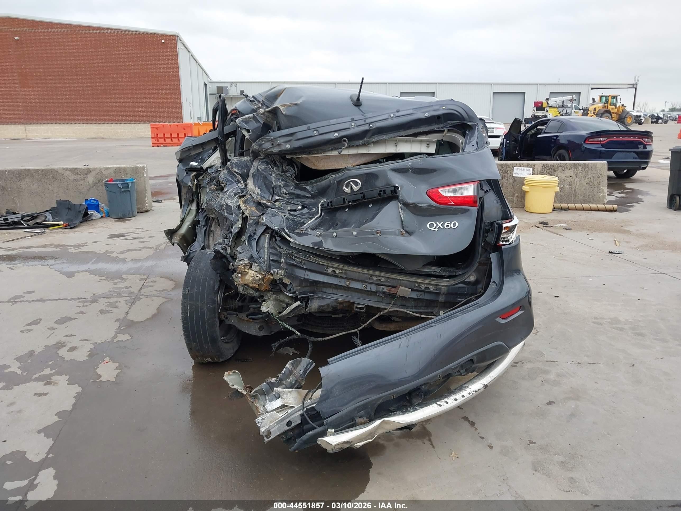 2014 Infiniti Qx60   Gray vin: 5N1AL0MM5EC545458