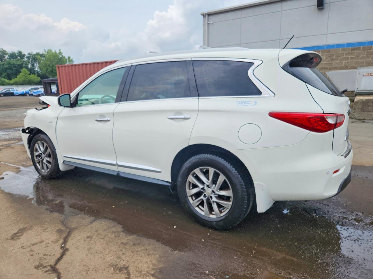 2014 Infiniti Qx60 Base White vin: 5N1AL0MM5EC545945