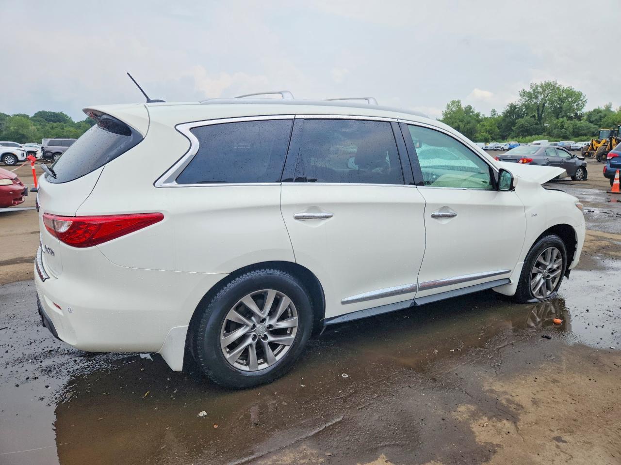 2014 Infiniti Qx60 Base White vin: 5N1AL0MM5EC545945
