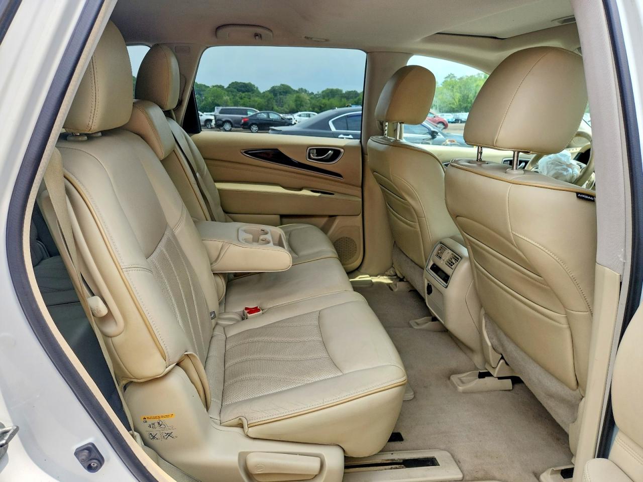 2014 Infiniti Qx60 Base White vin: 5N1AL0MM5EC545945