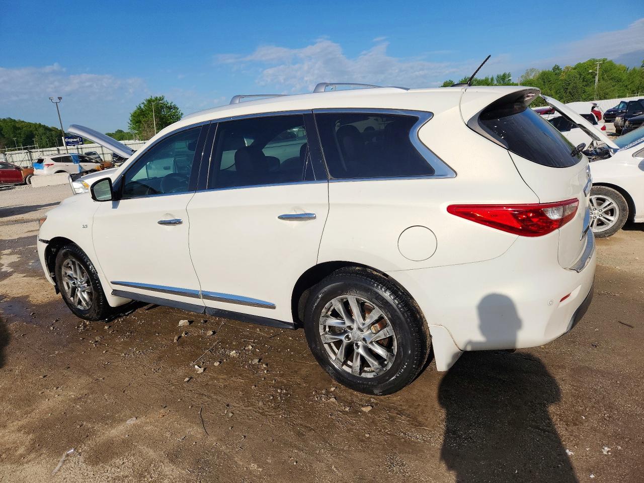 2014 Infiniti Qx60 Base White vin: 5N1AL0MM5EC553852
