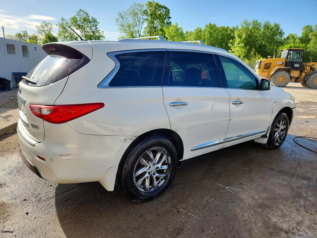 2014 Infiniti Qx60 Base White vin: 5N1AL0MM5EC553852