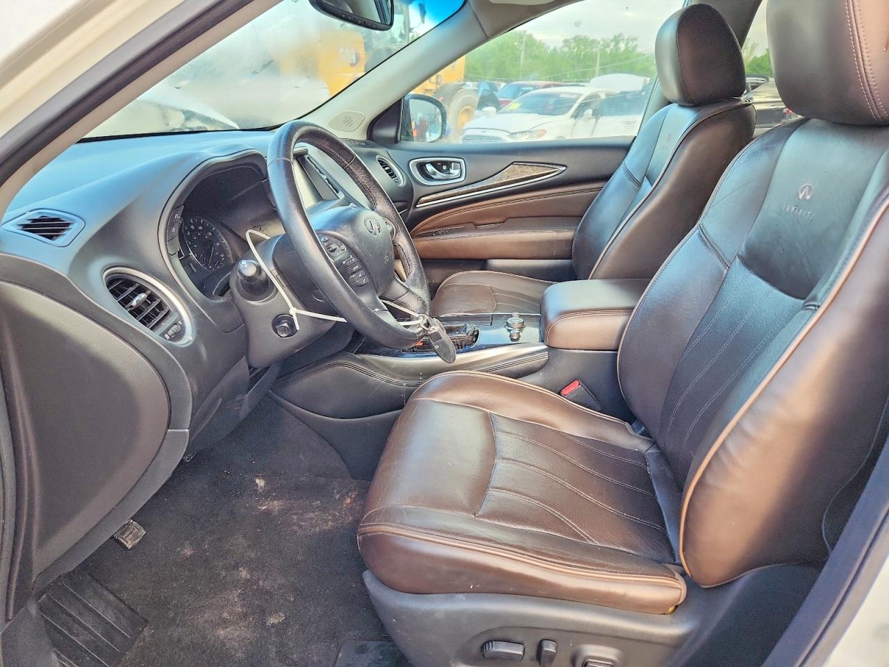 2014 Infiniti Qx60 Base White vin: 5N1AL0MM5EC553852