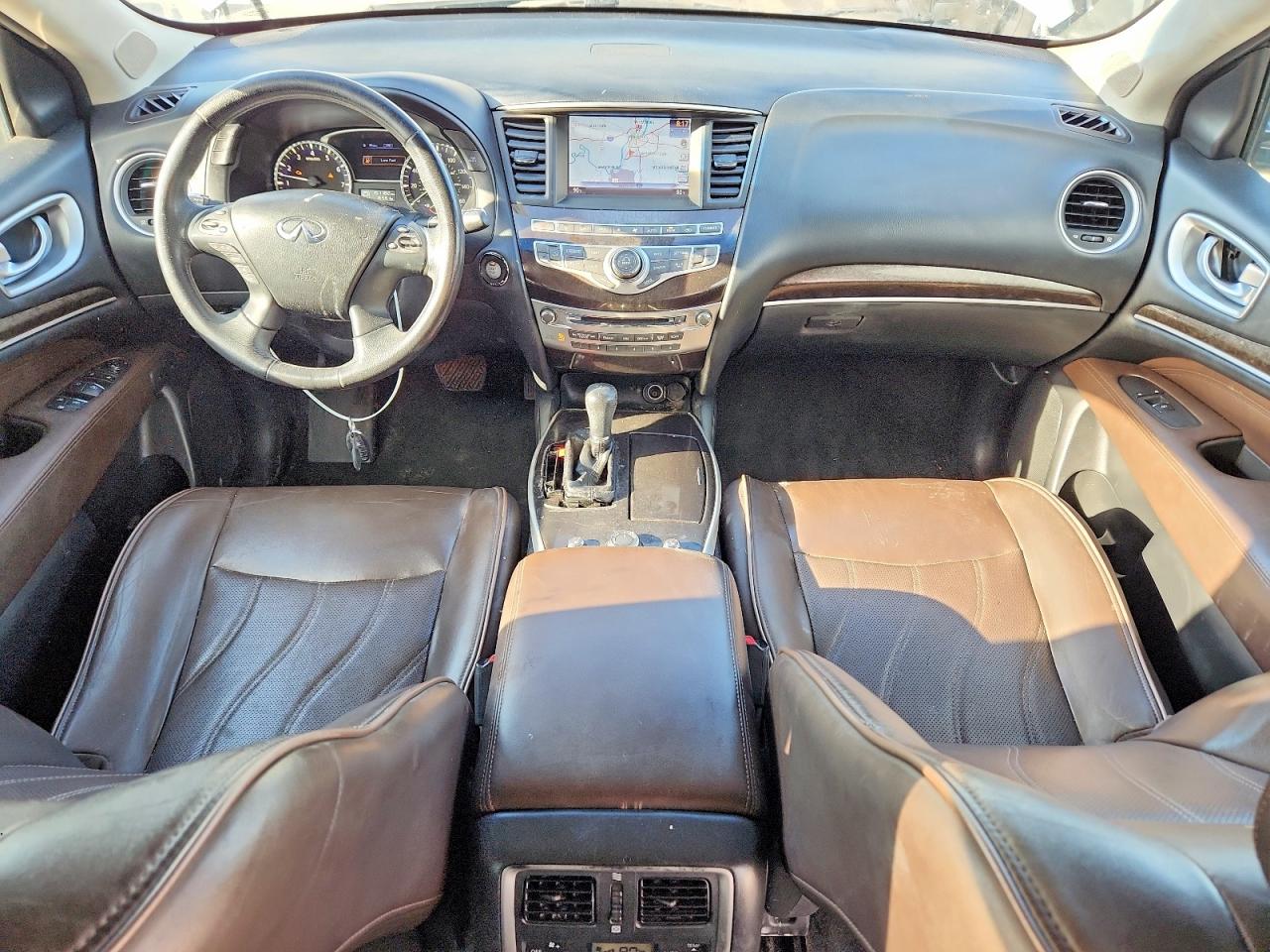 2014 Infiniti Qx60 Base White vin: 5N1AL0MM5EC553852