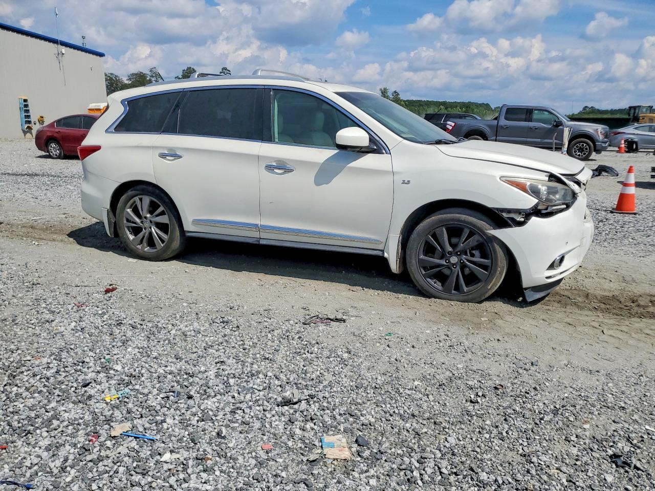 2015 Infiniti Qx60 Base Белый vin: 5N1AL0MM5FC501901