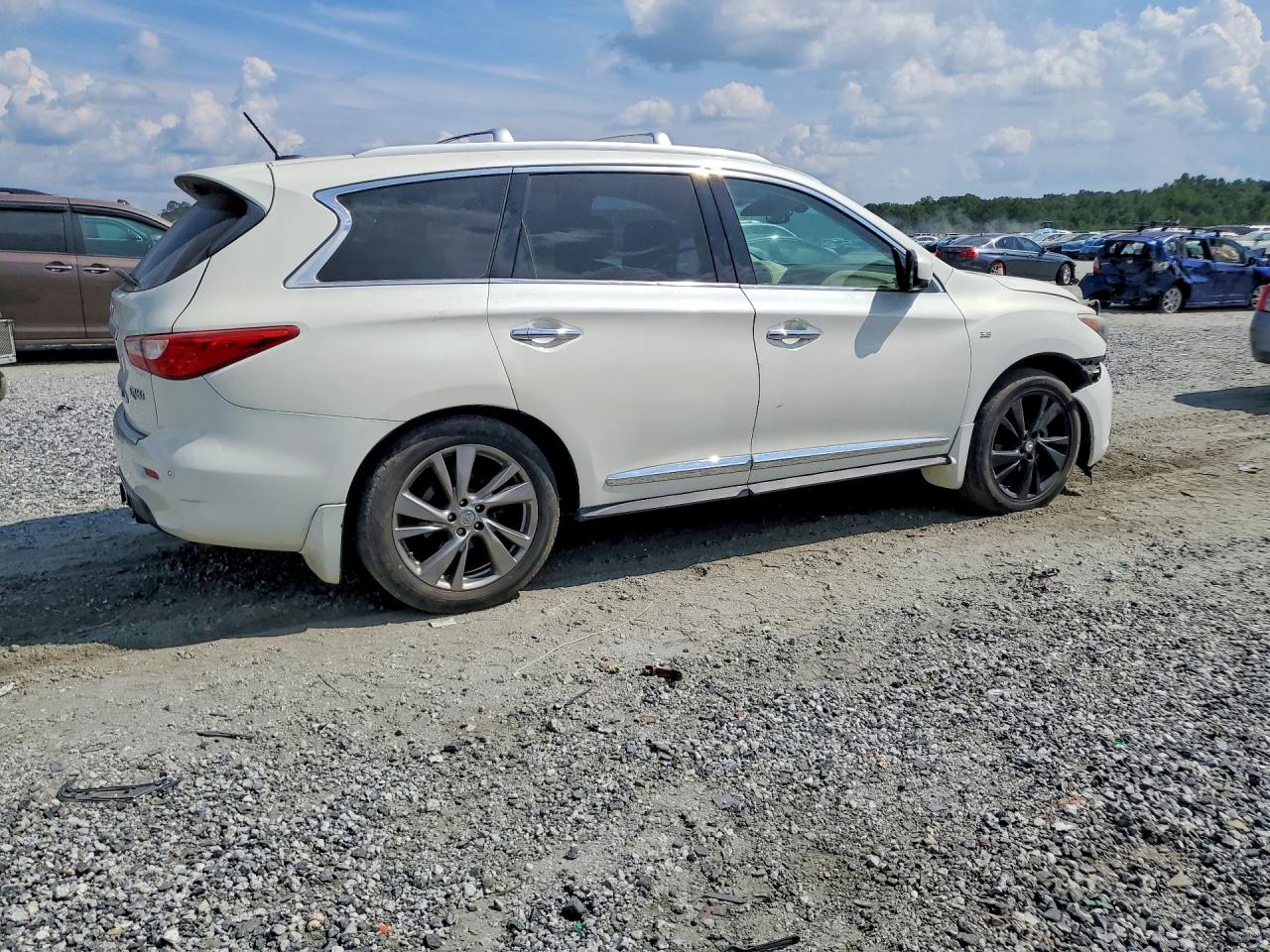 2015 Infiniti Qx60 Base Белый vin: 5N1AL0MM5FC501901