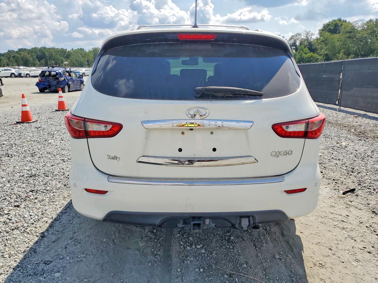 2015 Infiniti Qx60 Base Белый vin: 5N1AL0MM5FC501901