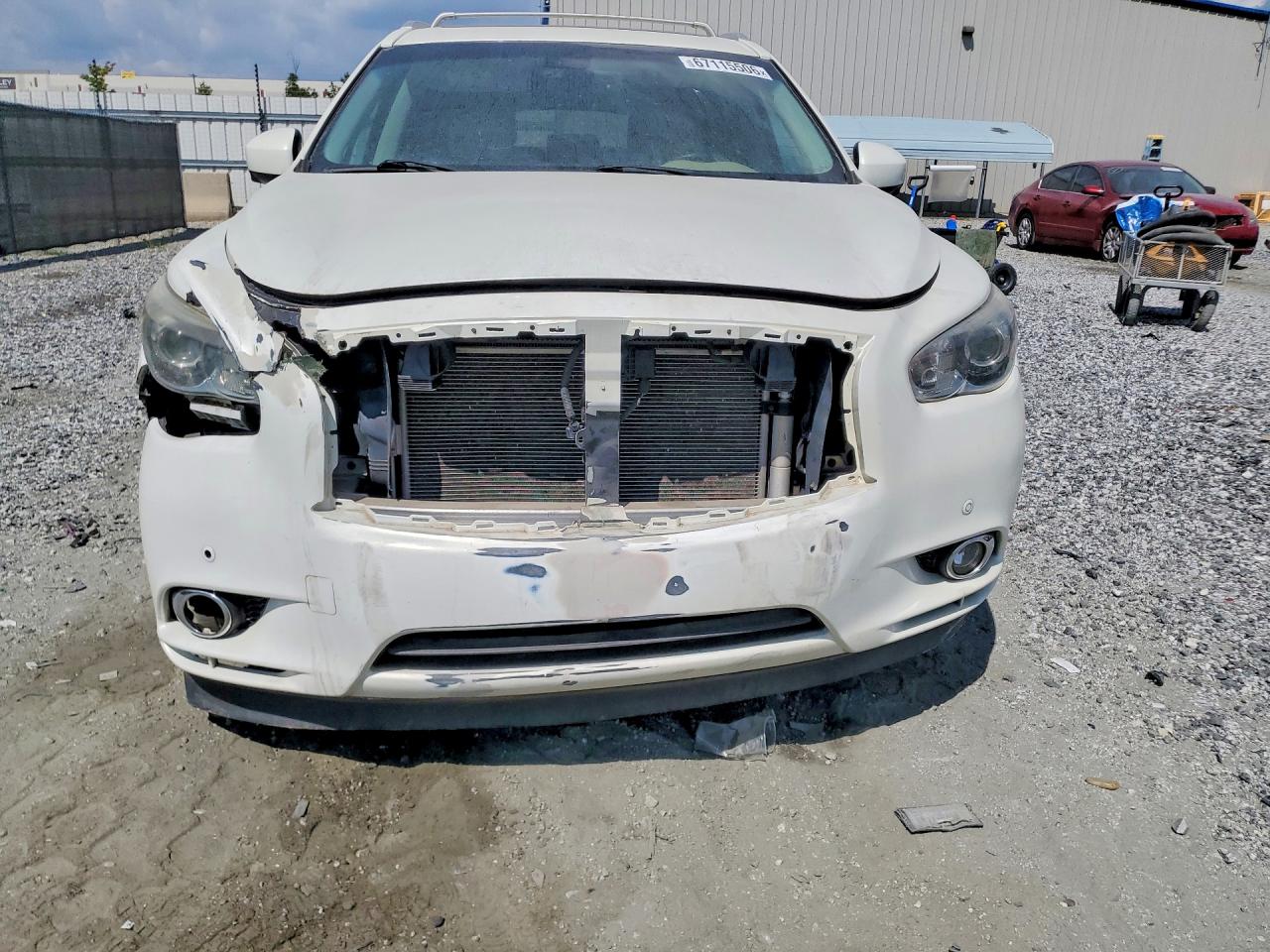 2015 Infiniti Qx60 Base Белый vin: 5N1AL0MM5FC501901