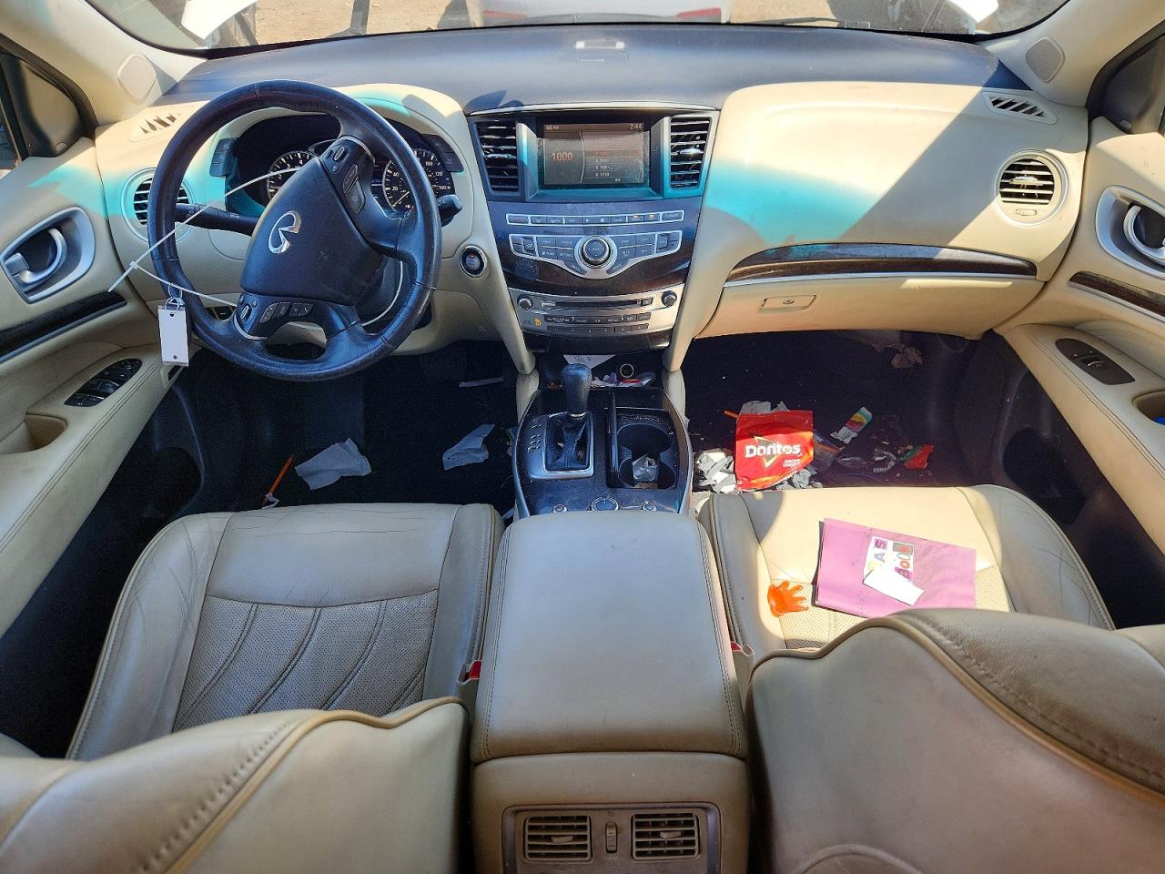 2015 Infiniti Qx60 Base White vin: 5N1AL0MM5FC503891