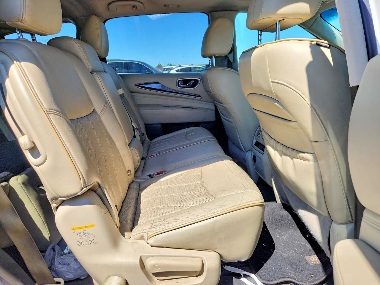 2015 Infiniti Qx60 Base White vin: 5N1AL0MM5FC503891