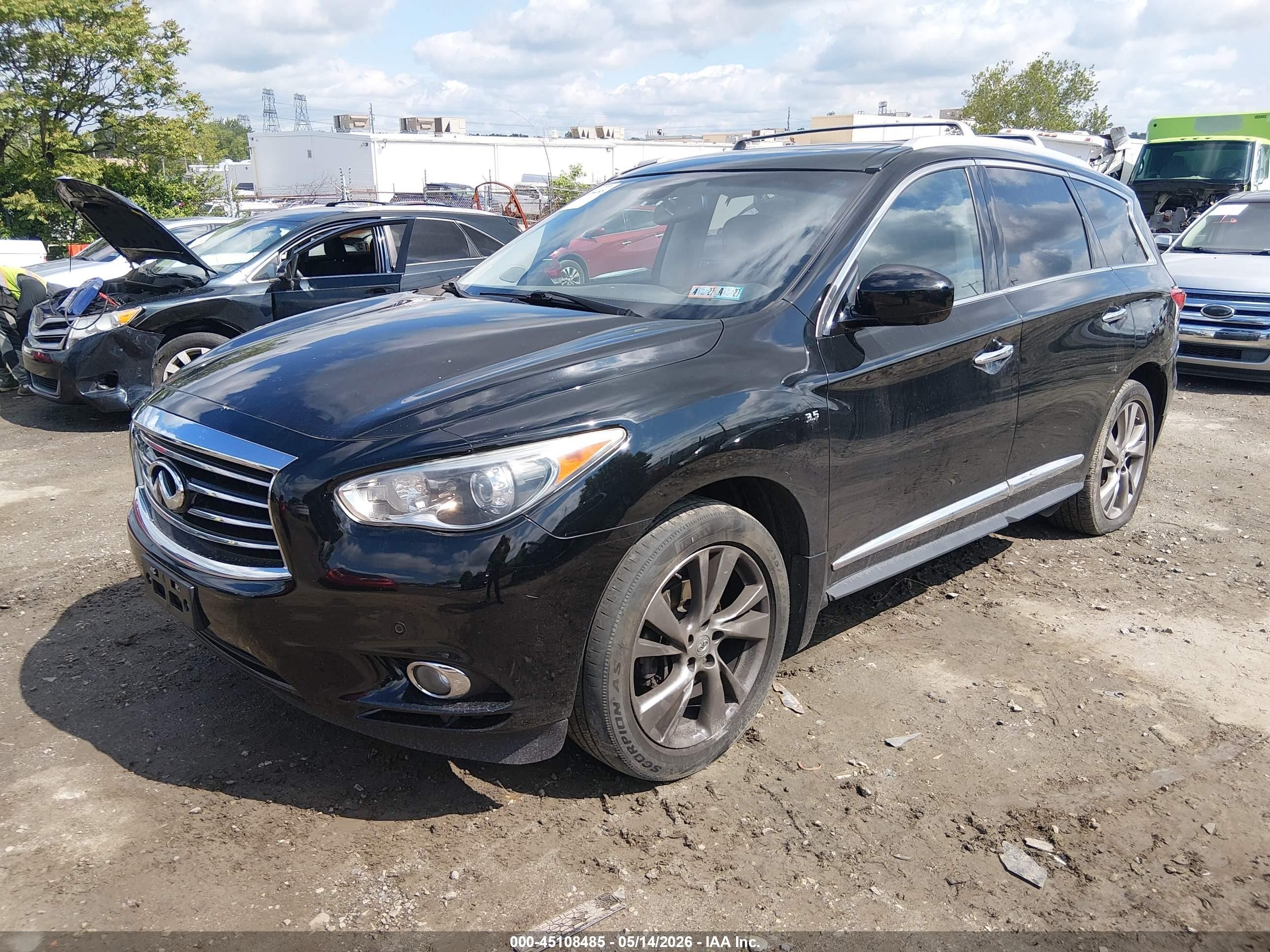 2015 Infiniti Qx60   Black vin: 5N1AL0MM5FC508668