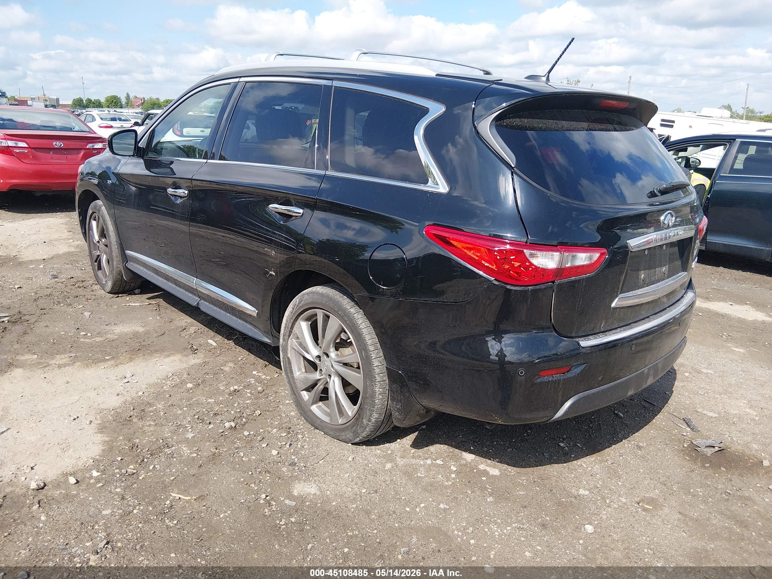 2015 Infiniti Qx60   Black vin: 5N1AL0MM5FC508668