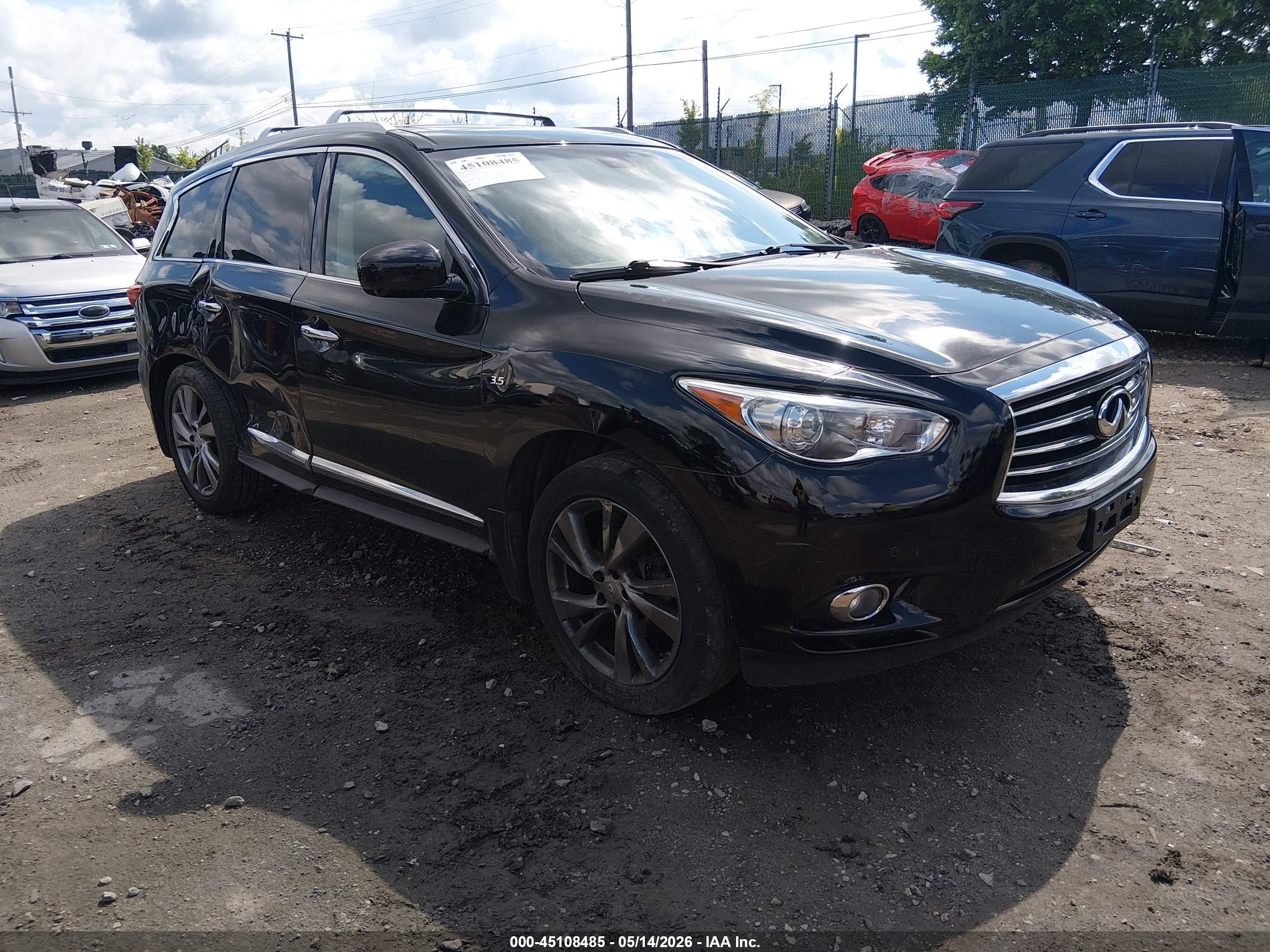 2015 Infiniti Qx60   Black vin: 5N1AL0MM5FC508668