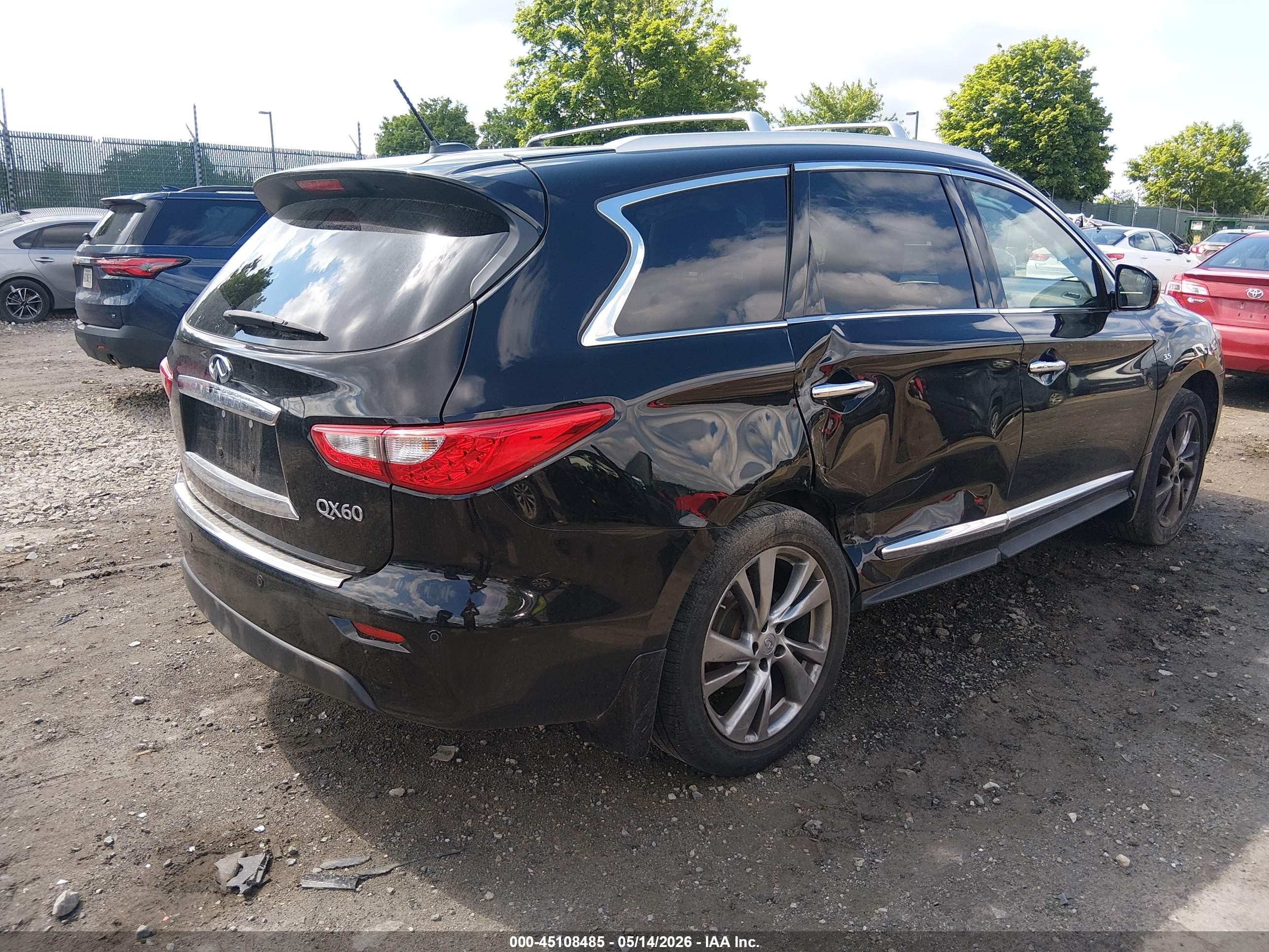 2015 Infiniti Qx60   Black vin: 5N1AL0MM5FC508668
